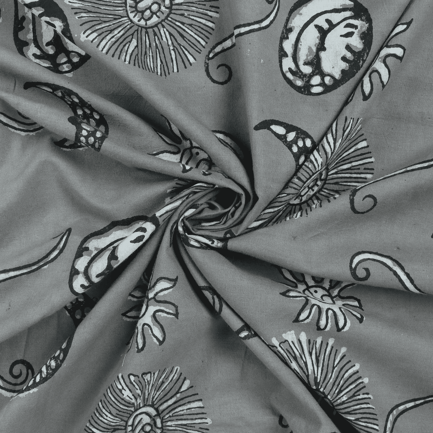 Kashish Cotton Hand Blocked Fabric