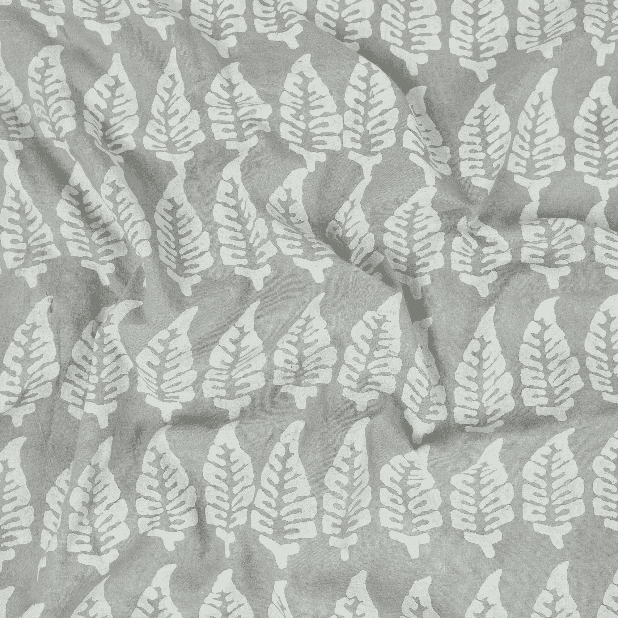 Kashish Leaf Print Dress Cotton Fabric Material