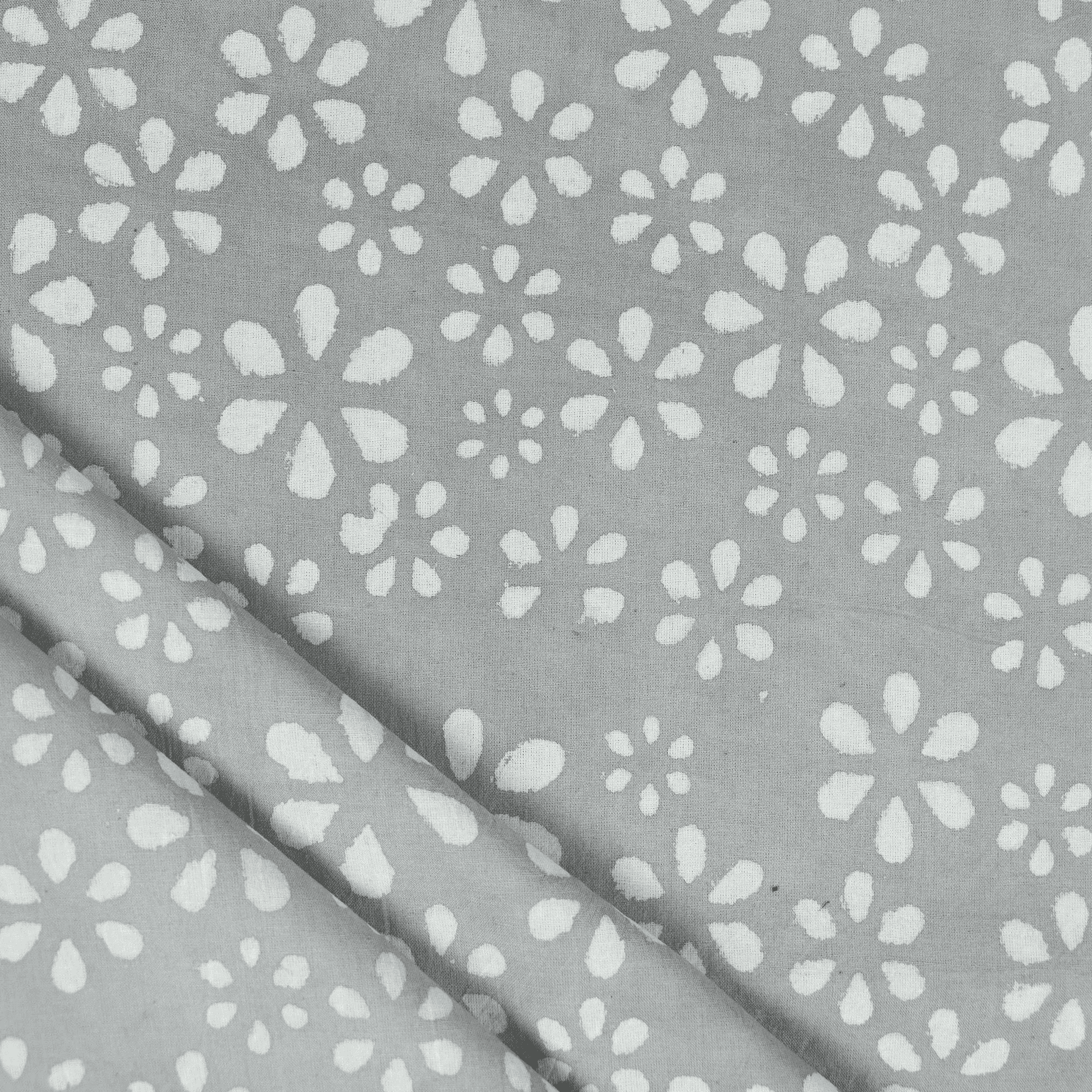 Kashish Hand Block Floral Print Soft Cotton Fabric
