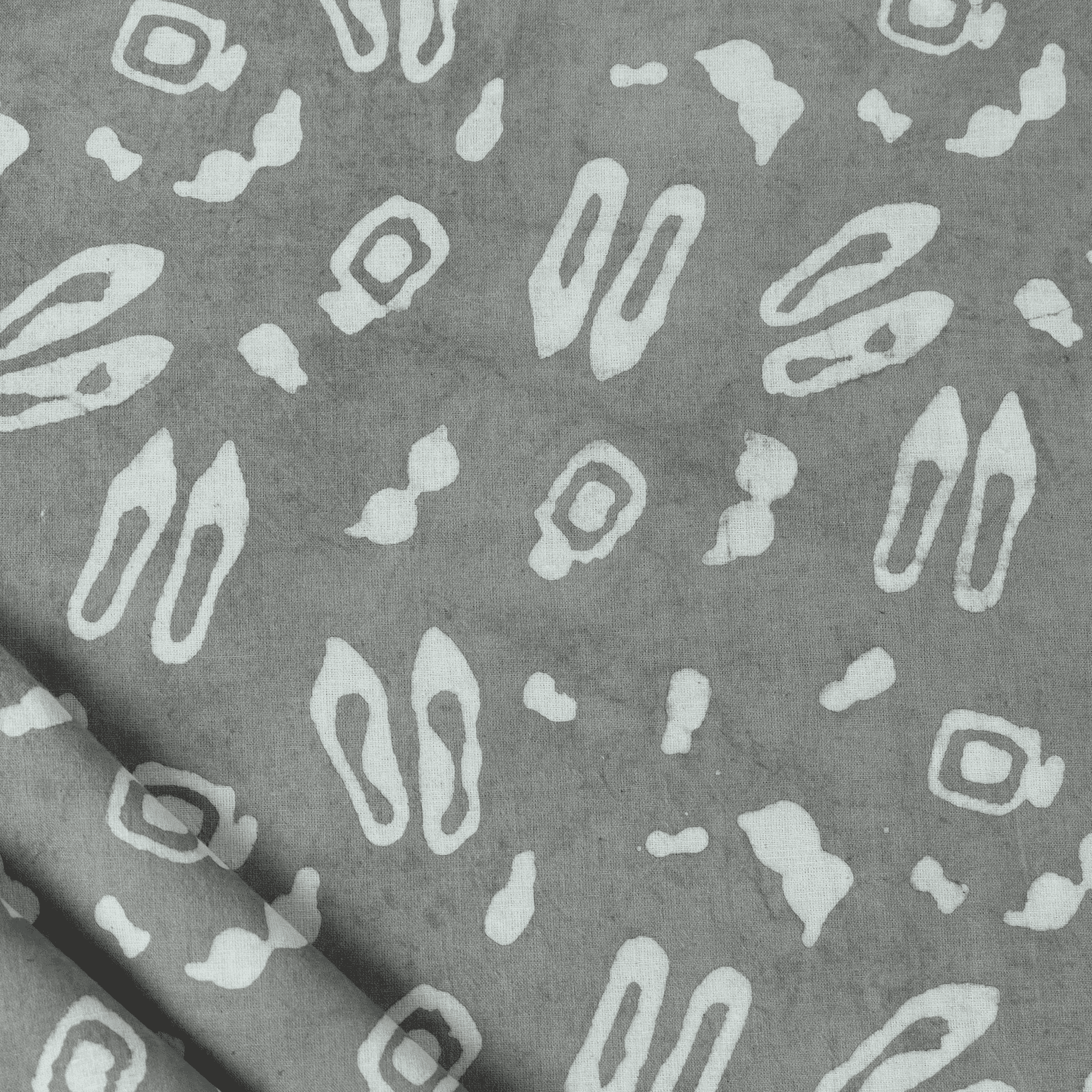 Kashish Shoes Print Cotton Fabric