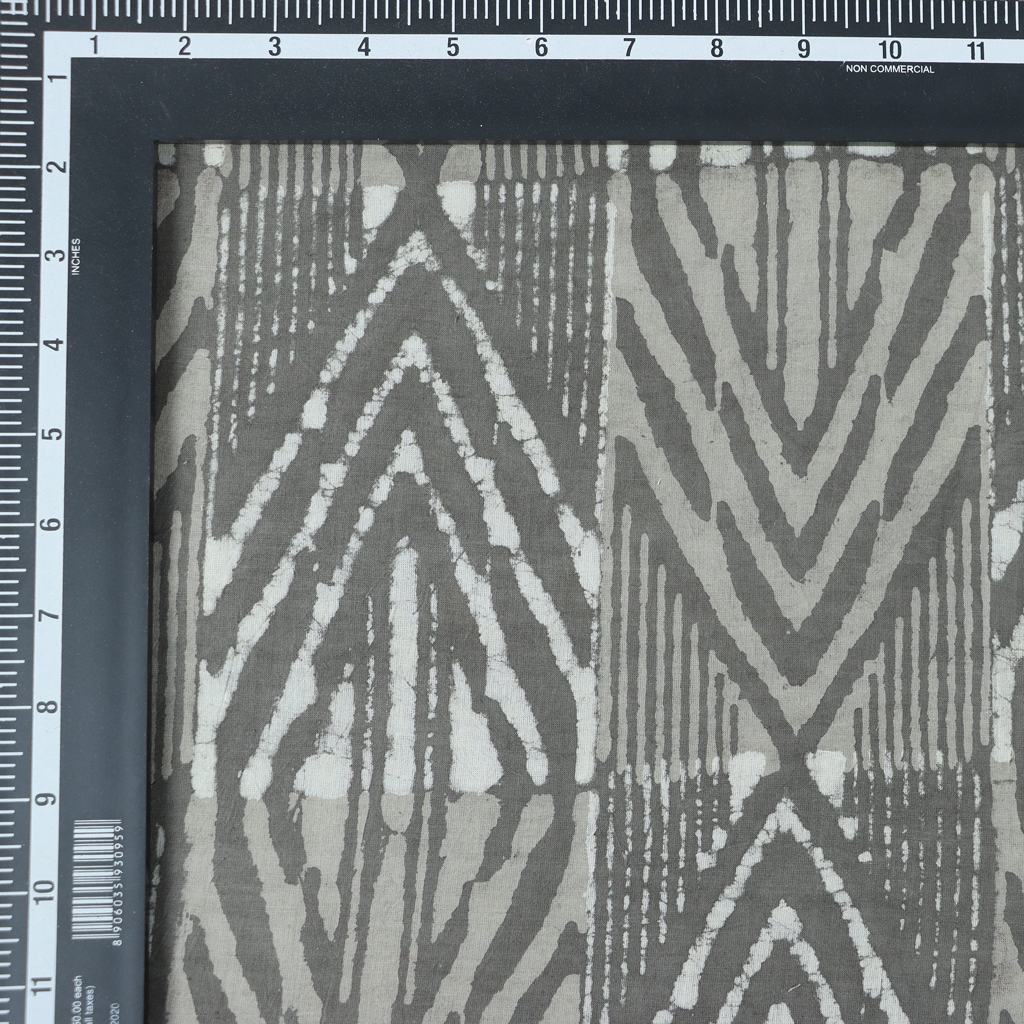 Ikkat Block Printed Pure Cotton Kashish Quilted Fabric Cloth