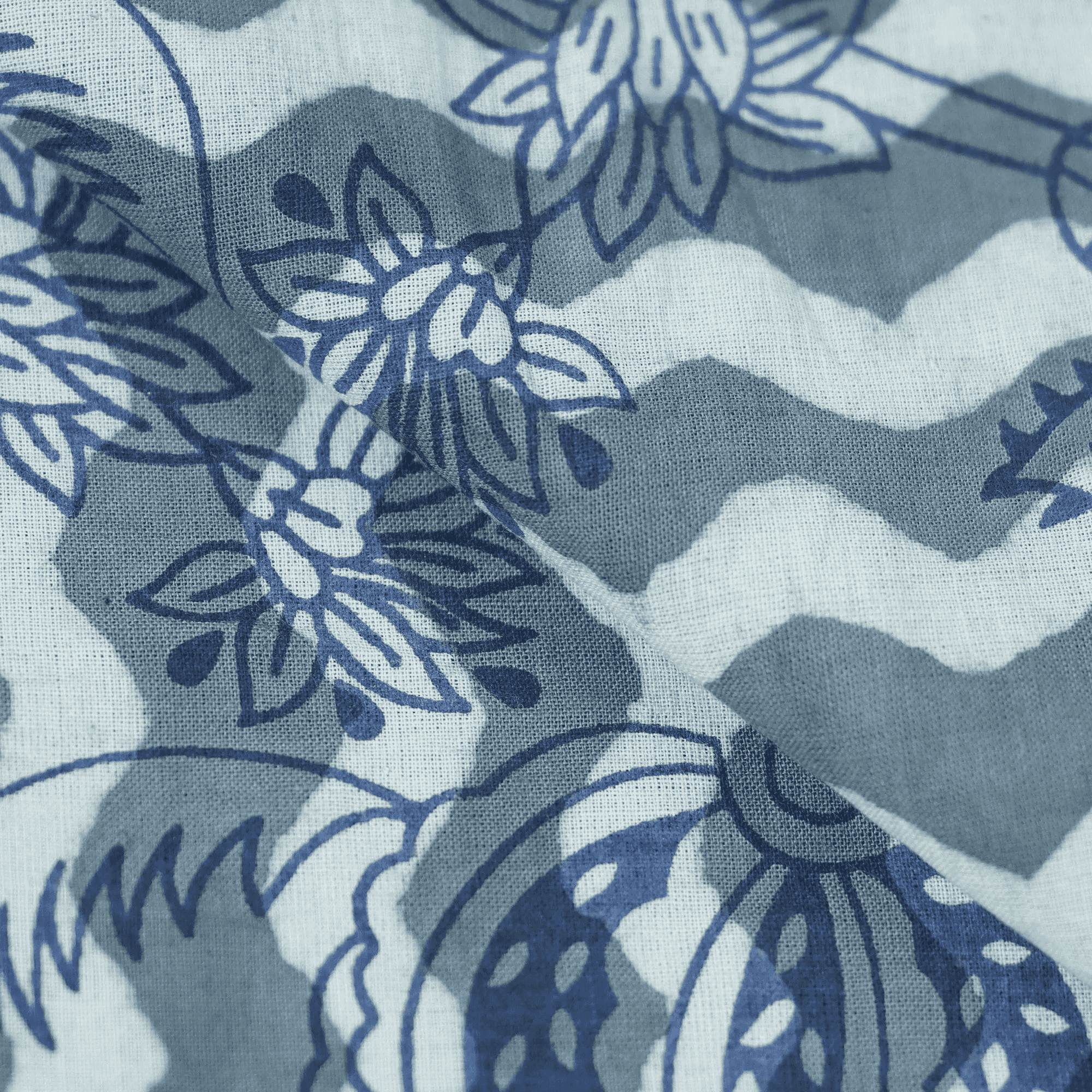 Kashish Wave Print Pure Cotton Fabric