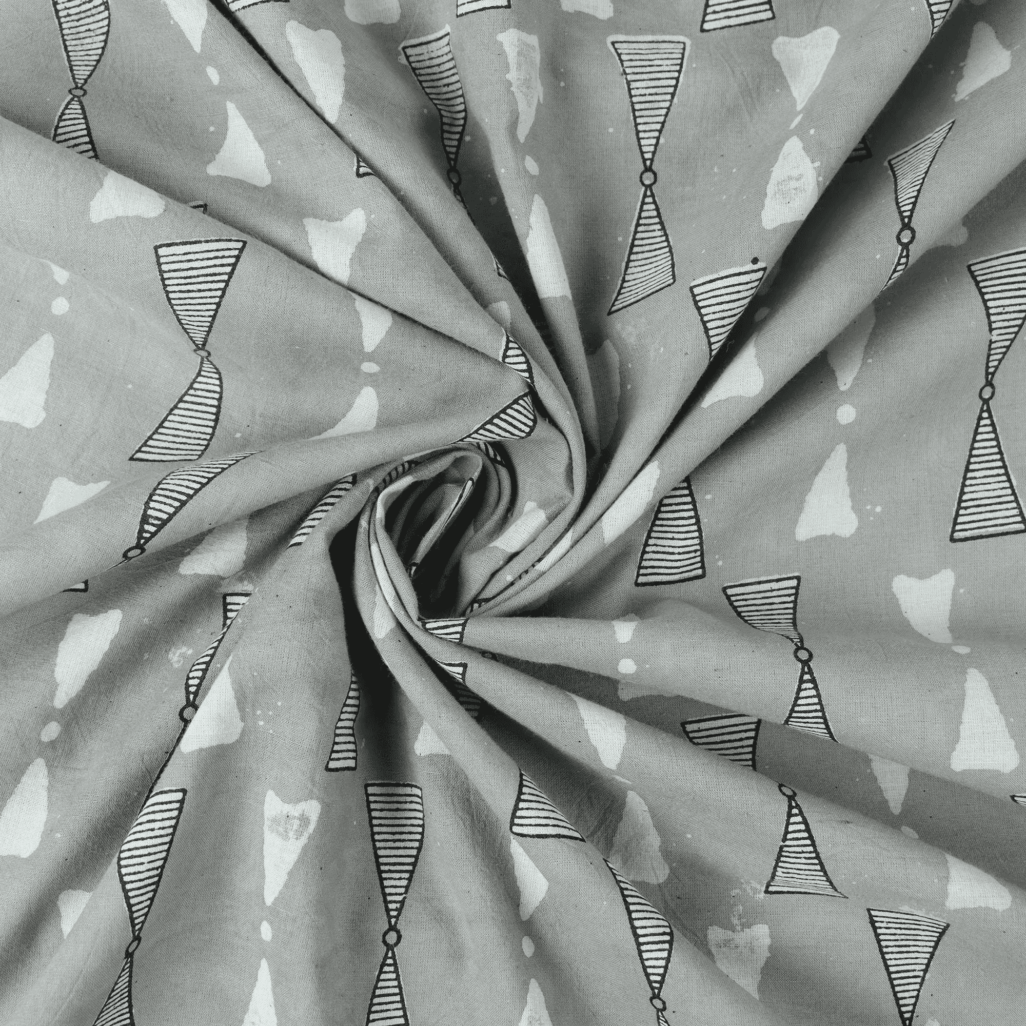 Geometrical Print Kashish Dye Fabric