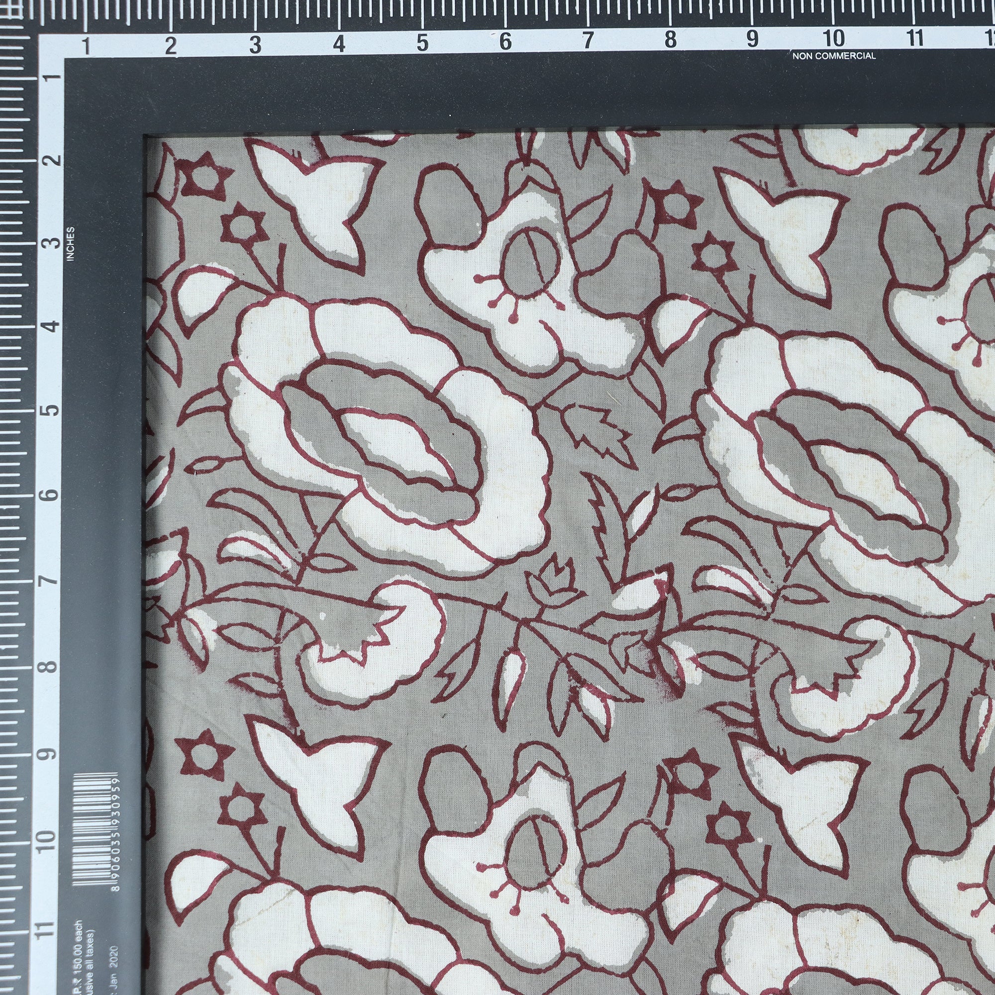 Breathable Indian Kashish Hand Block Print Floral Women&
