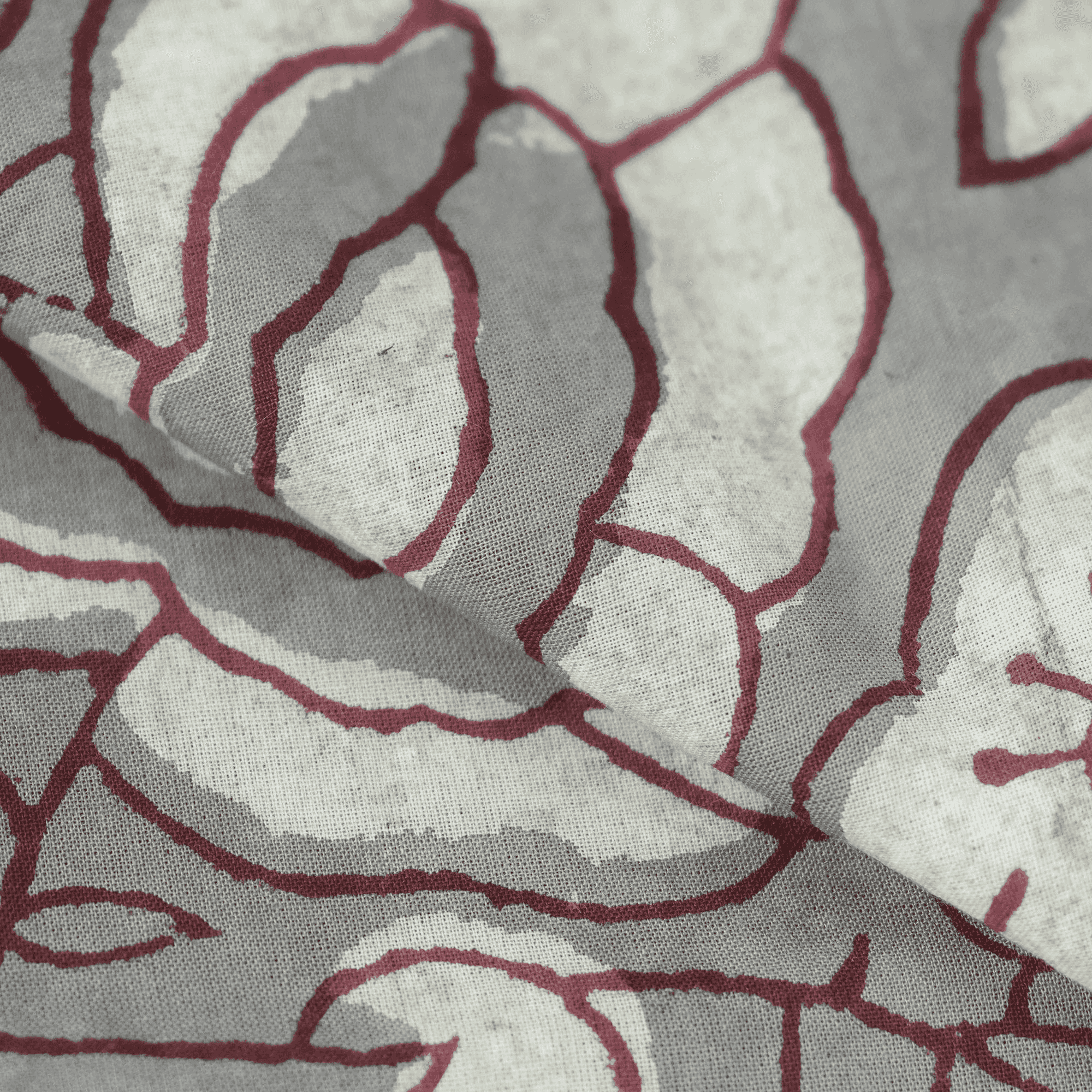 Kahish Floral Jaal Design Fabric Print