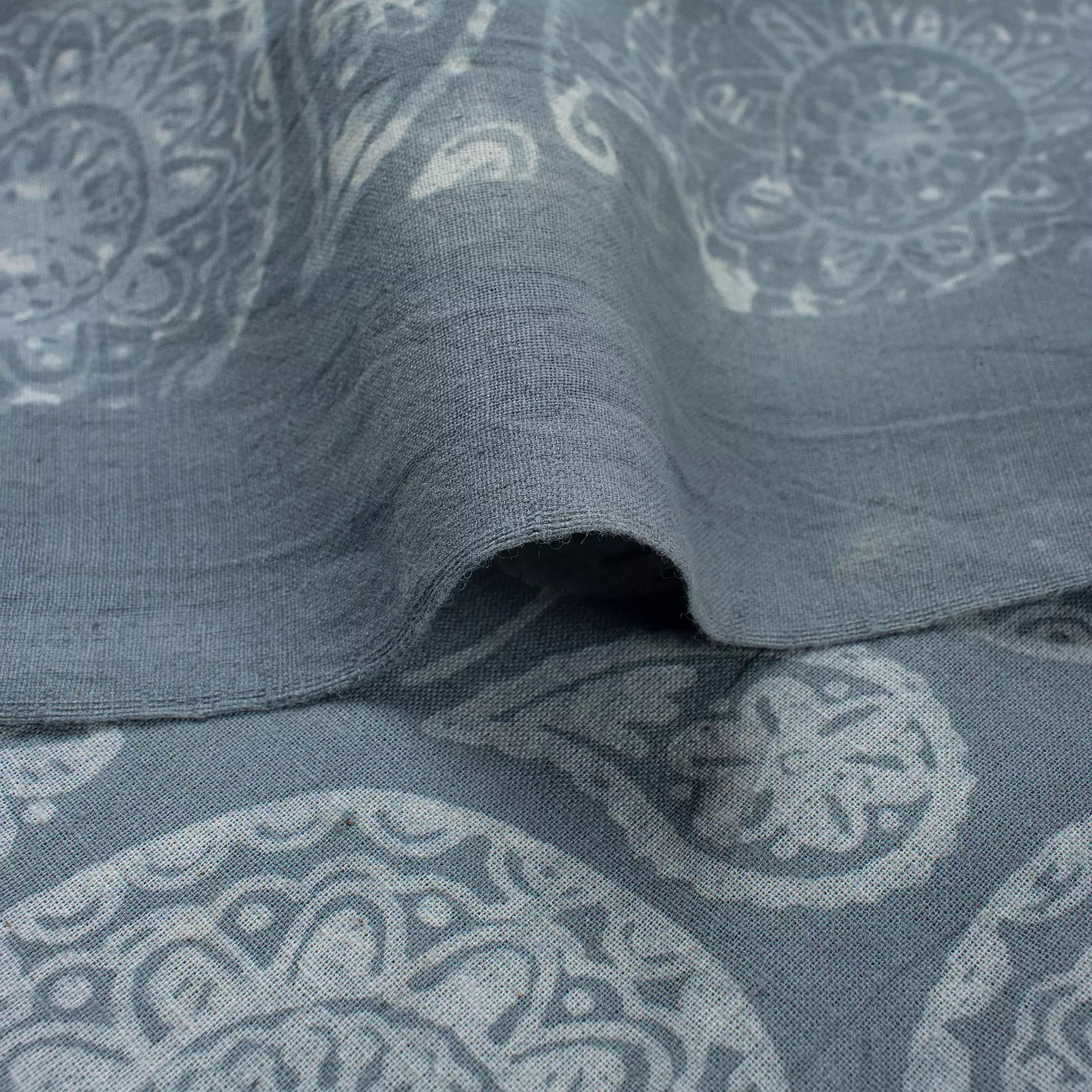 Beautiful Hand Block Paisley Print Cotton Kashish Fabric