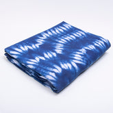 Stormy Sea Zig Zag Fabric Online , Tie Dye Cotton fabric