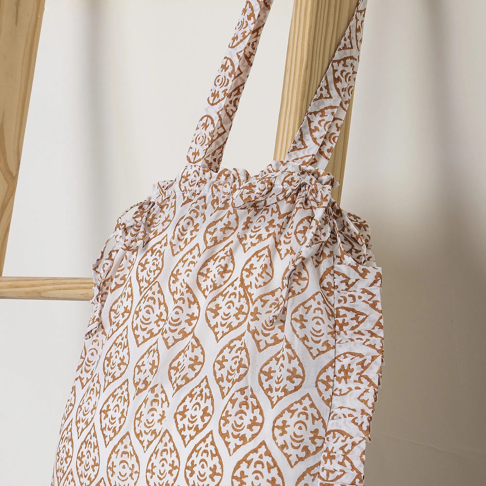 Handmade Earthy Tones Tote Bag Cloth Material