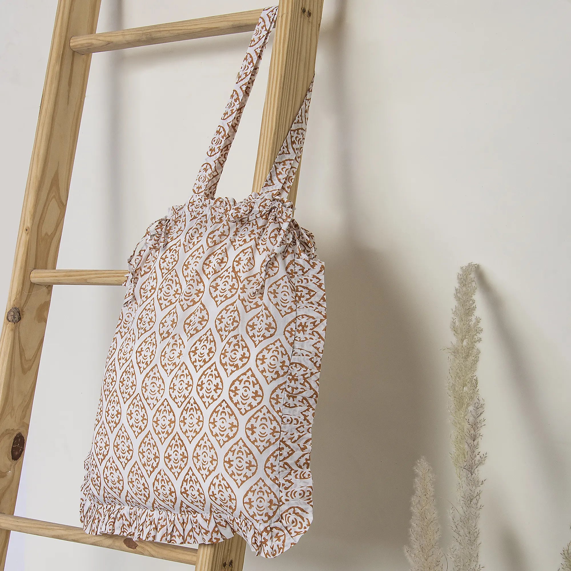Handmade Earthy Tones Tote Bag Cloth Material