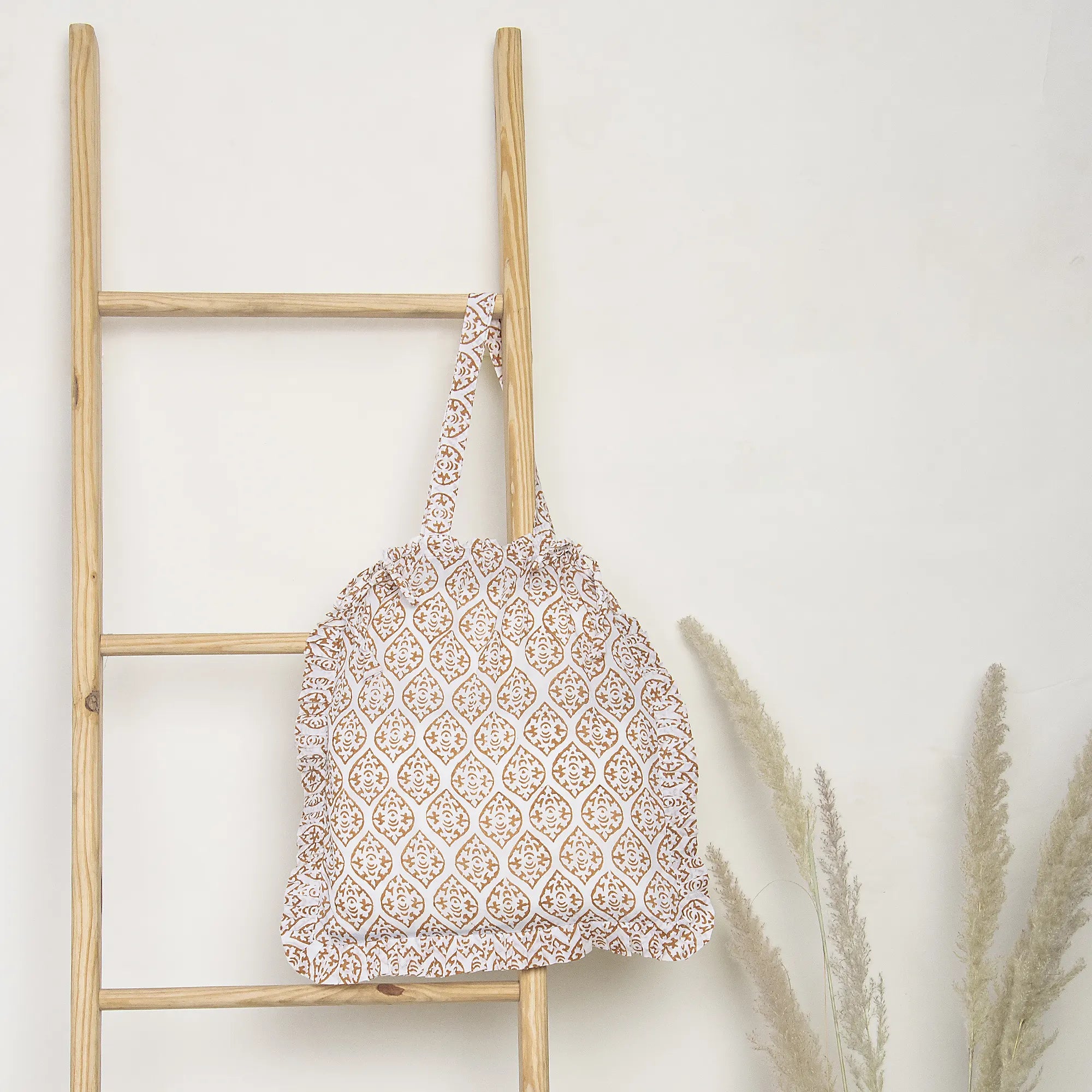 Handmade Earthy Tones Tote Bag Cloth Material