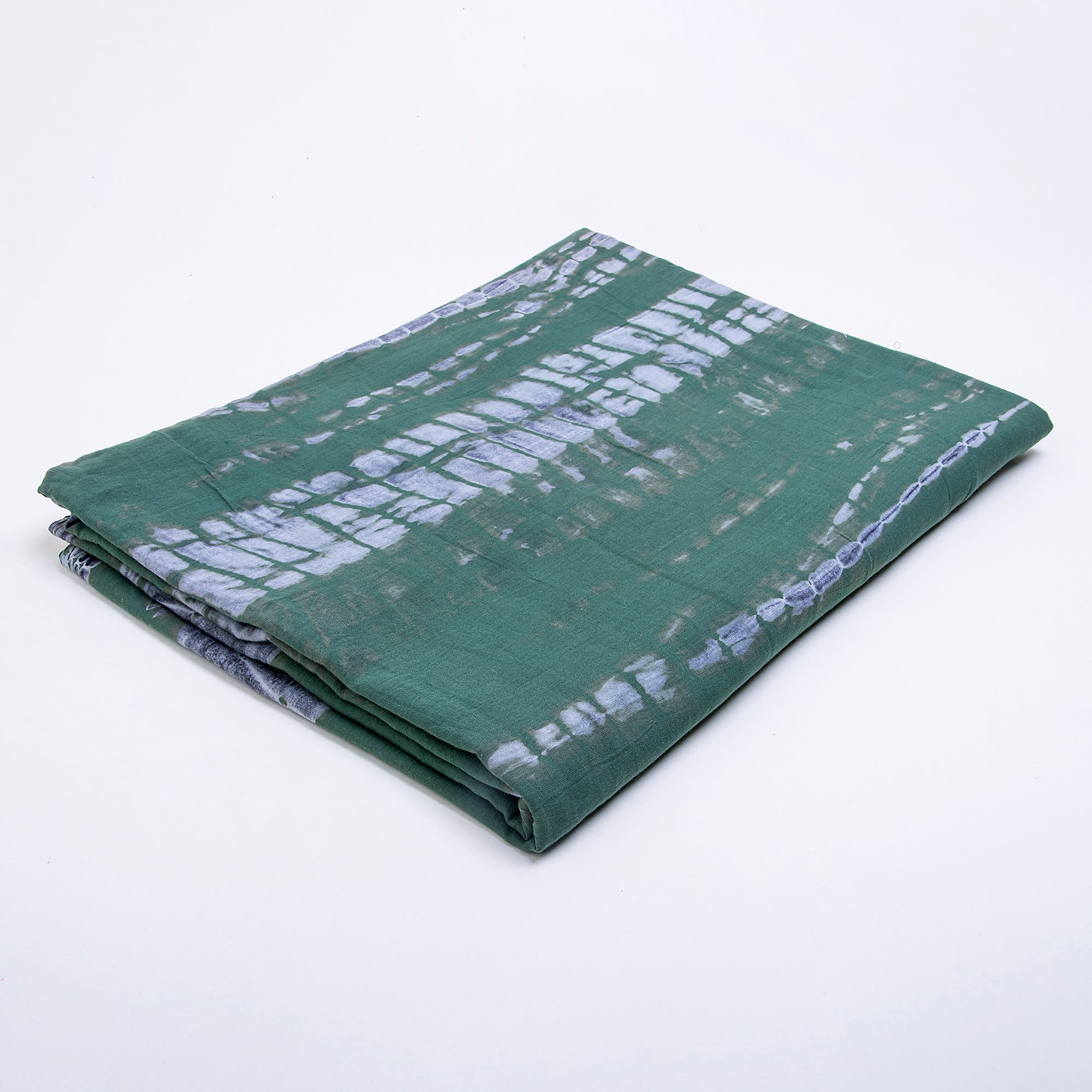 Tie Dye Fabric Sets Handmade Cotton Green