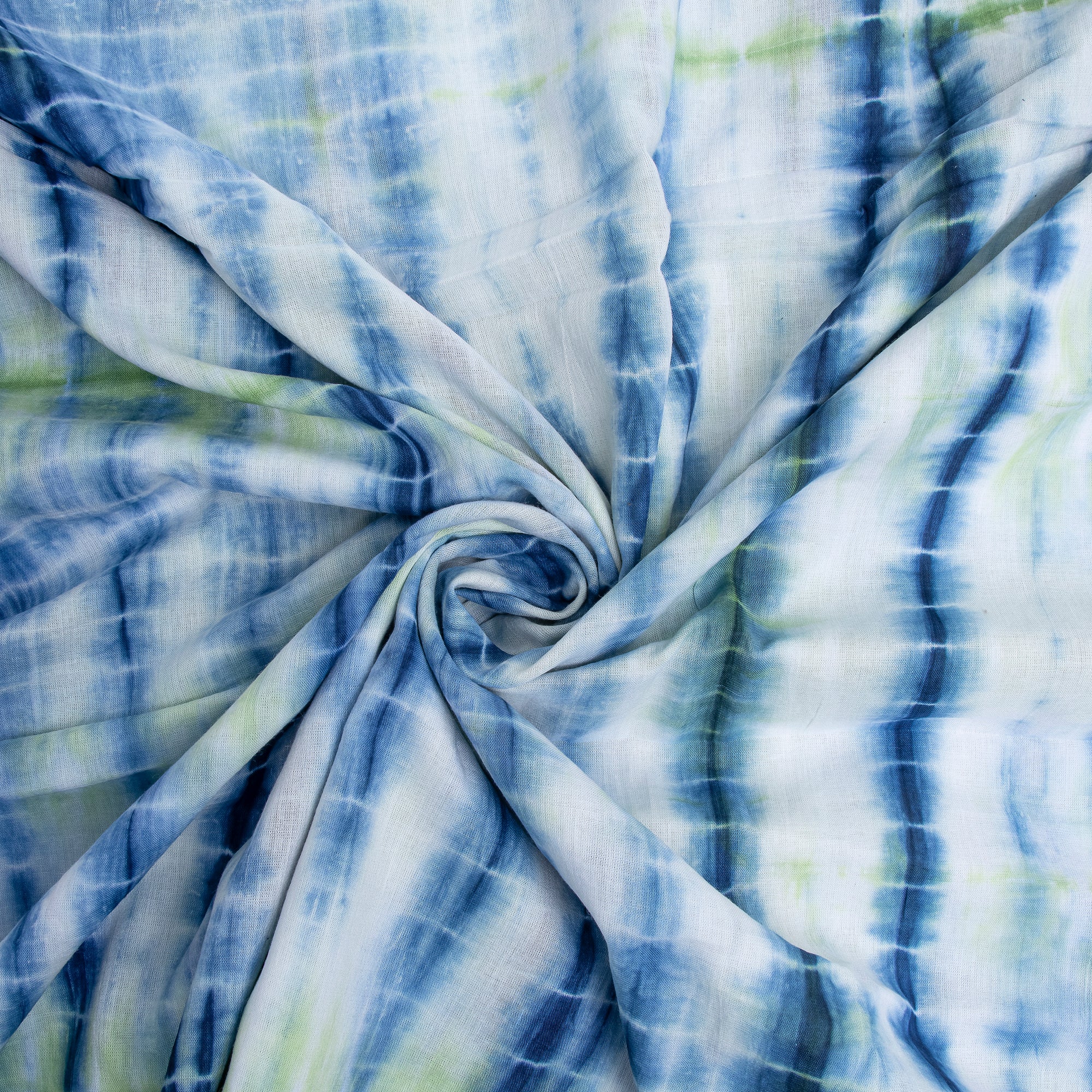 Ocean Blue Cotton Tie Dye Clothing