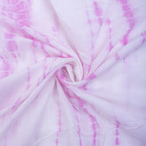 Purple Haze Cotton Block Fabric Tie Dye Printed Fabric