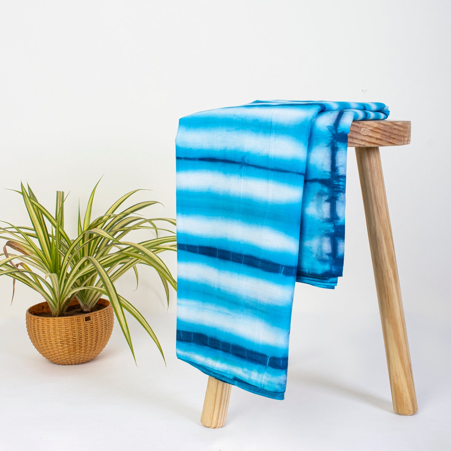 Light Blue Cotton Tie Dye Clothes