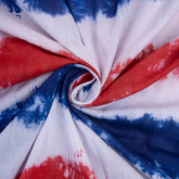 Handmade Multicolor Tie-Dye Cotton Fabric