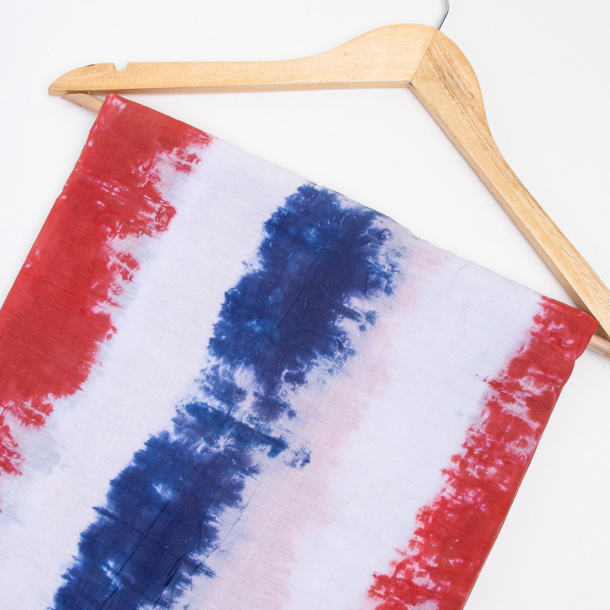 Handmade Multicolor Tie-Dye Cotton Fabric