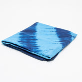 Light Blue Handmade Cotton Shibori Cloth