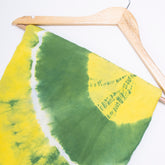 Lemon Yellow Pure Cotton Tie Dye Jaipuri Fabric