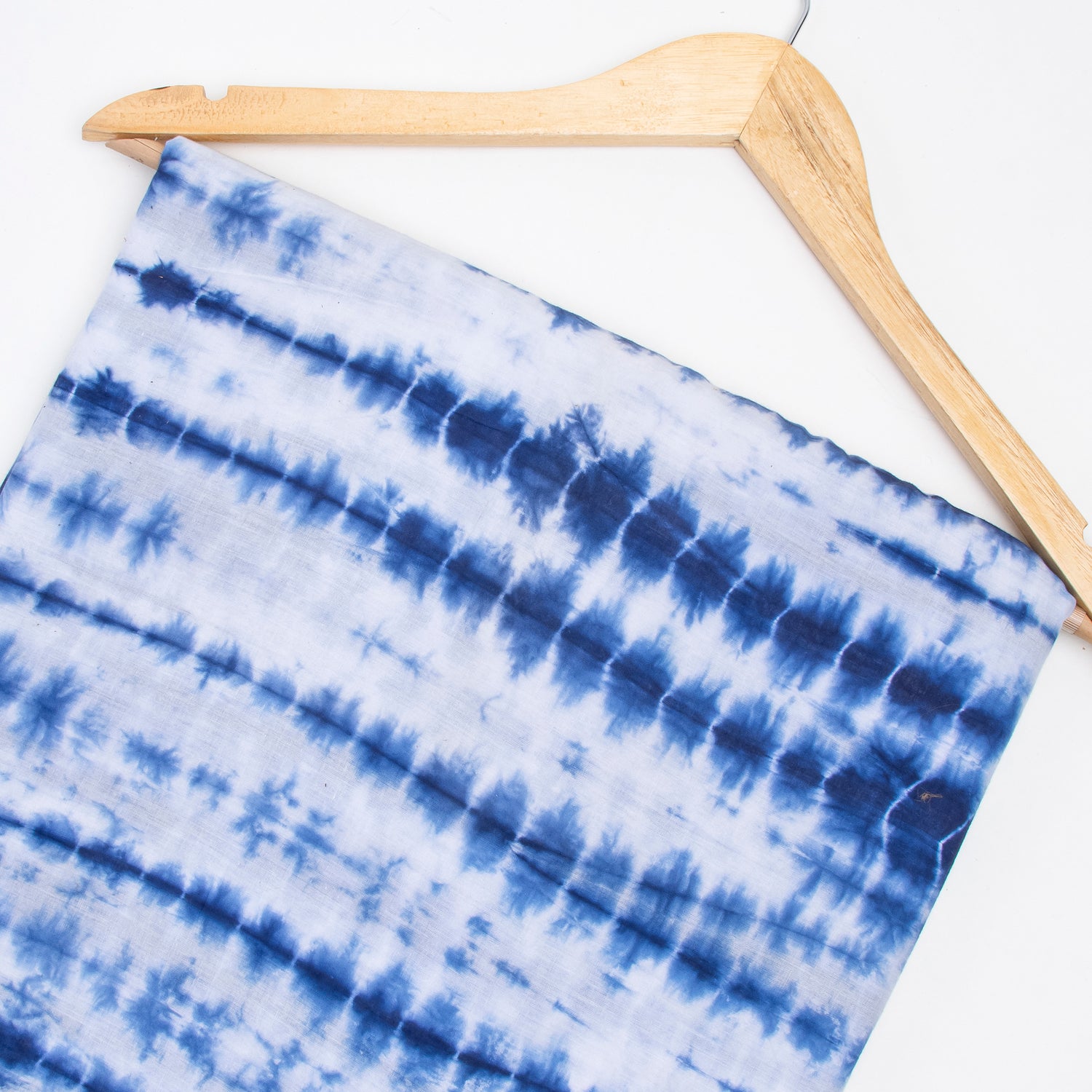 Shibori Cloth Deep Blue Cotton Tie Dye Fabric