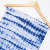 Shibori Cloth Deep Blue Cotton Tie Dye Fabric