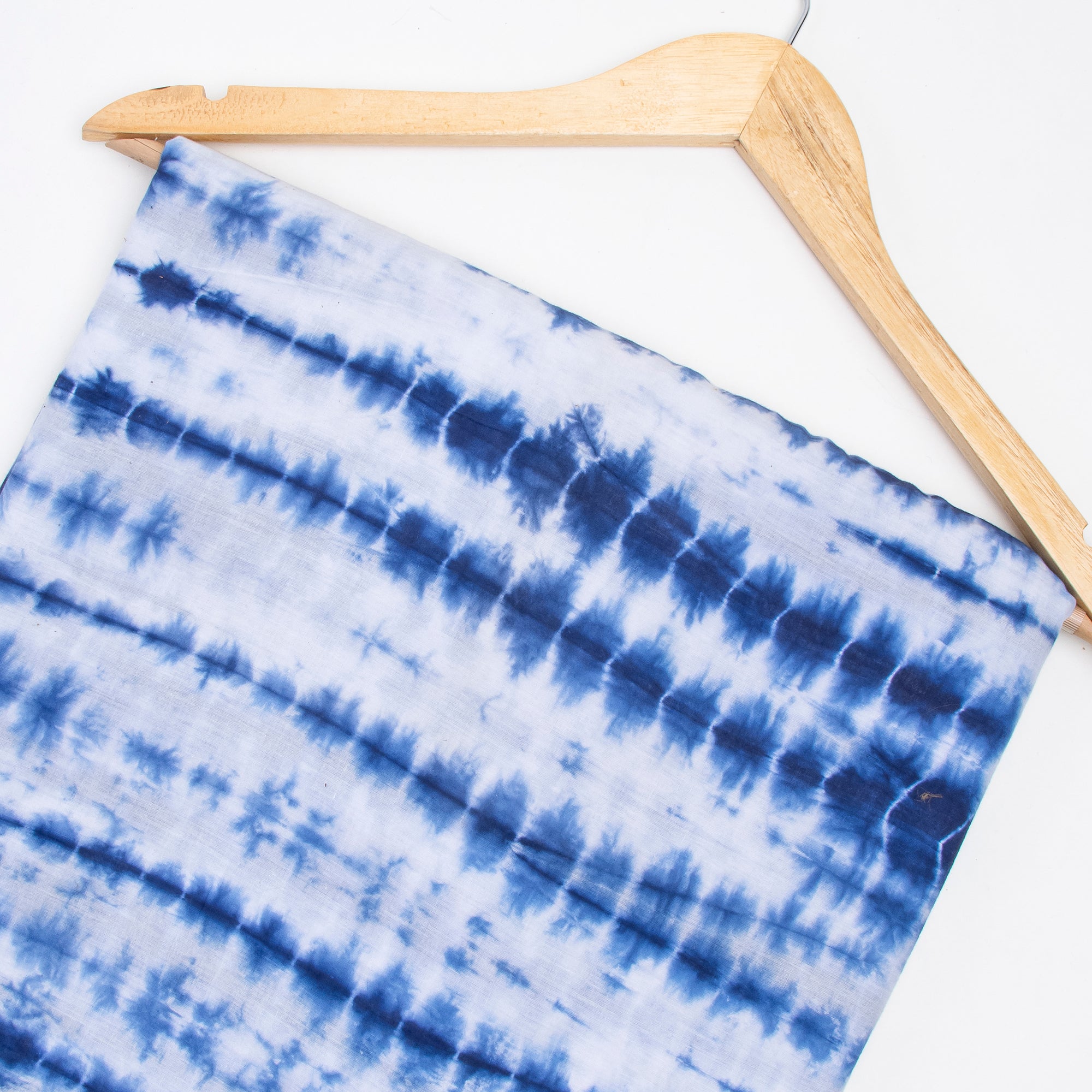 Shibori Cloth Deep Blue Cotton Tie Dye Fabric