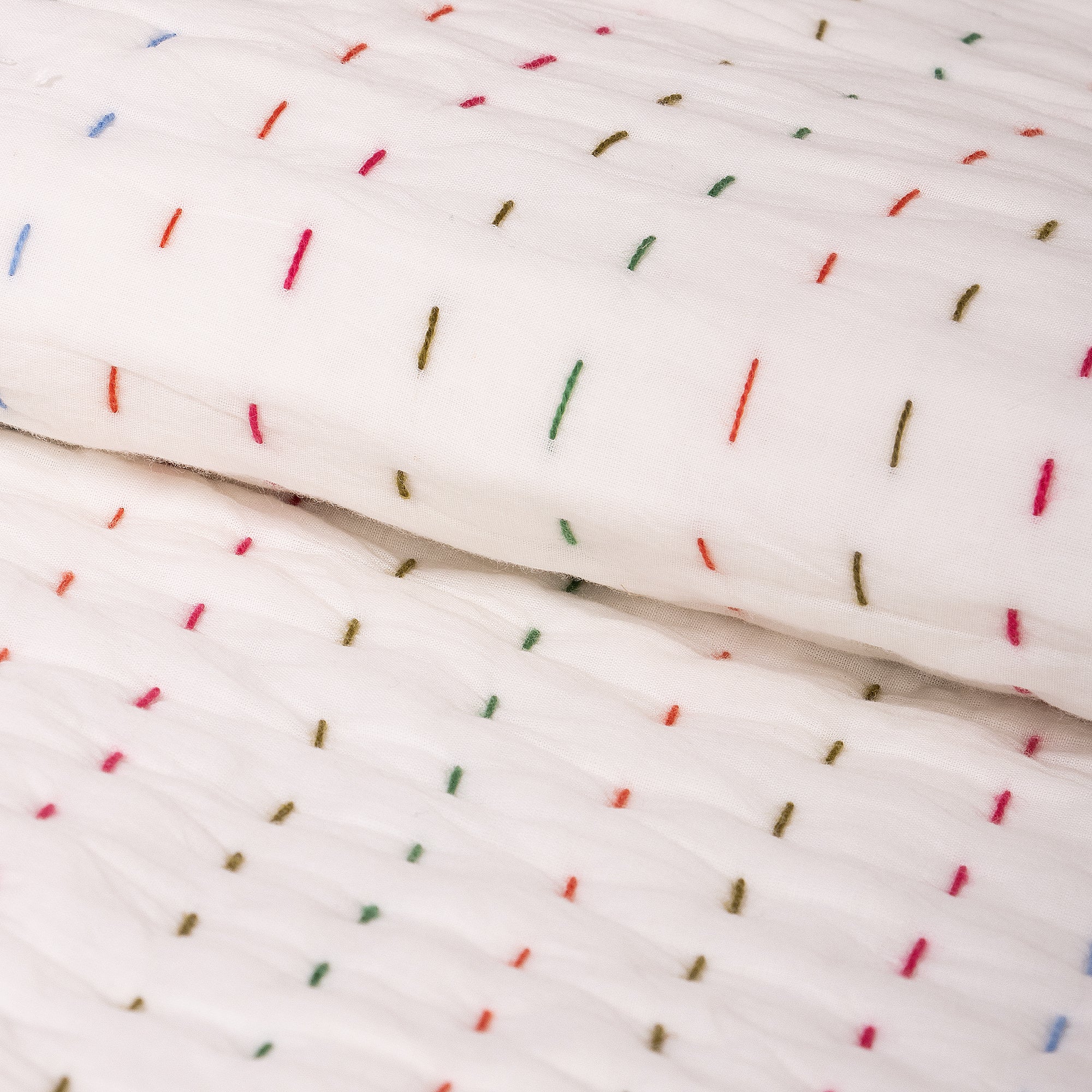Multicolor Hand Stitiched Pure Cotton Indian Kantha Quilt Blanket