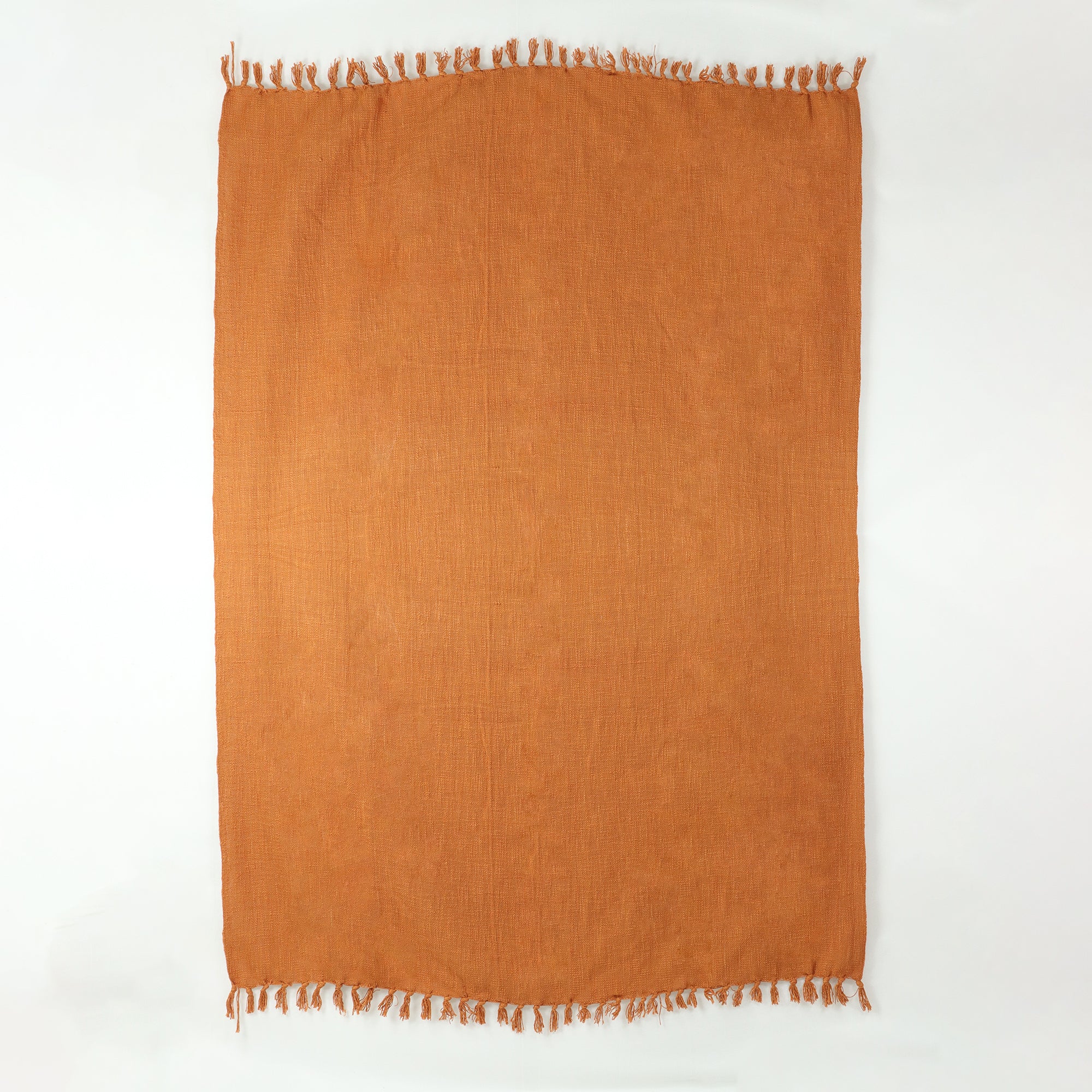 Latest Design Brown Solid Softest Throw Blanket Online