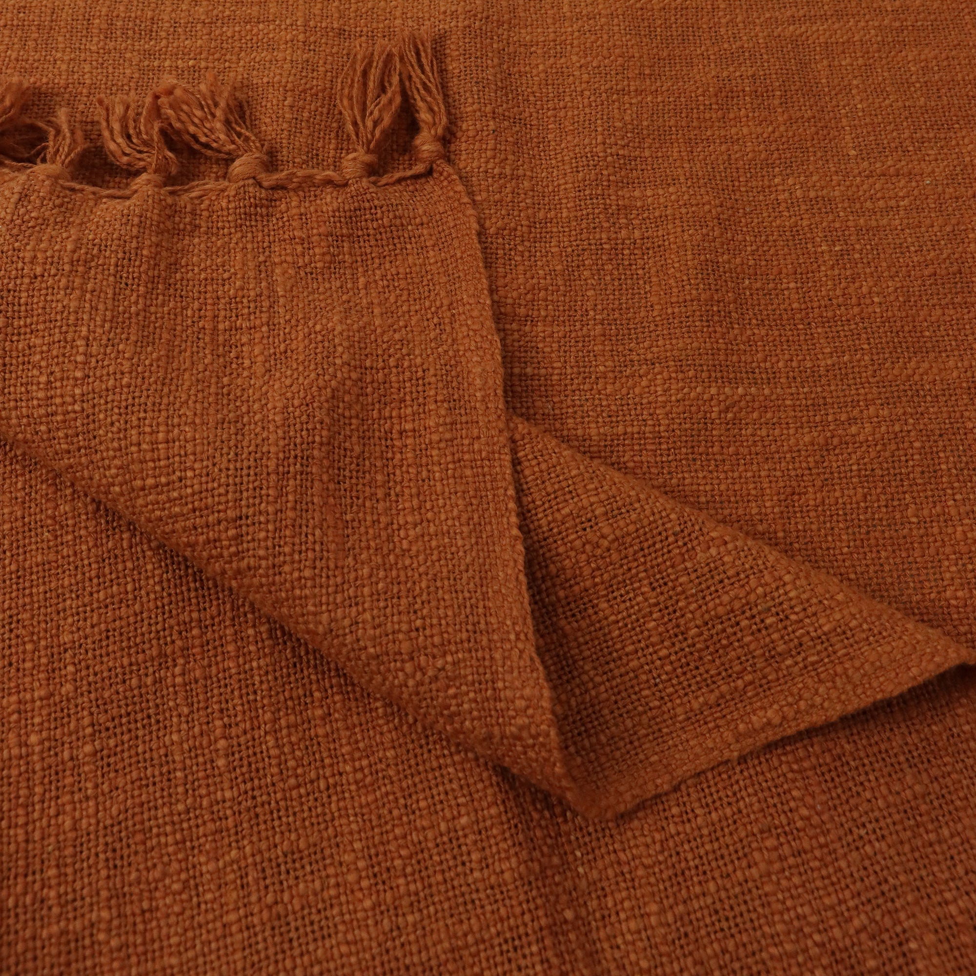 Latest Design Brown Solid Softest Throw Blanket Online