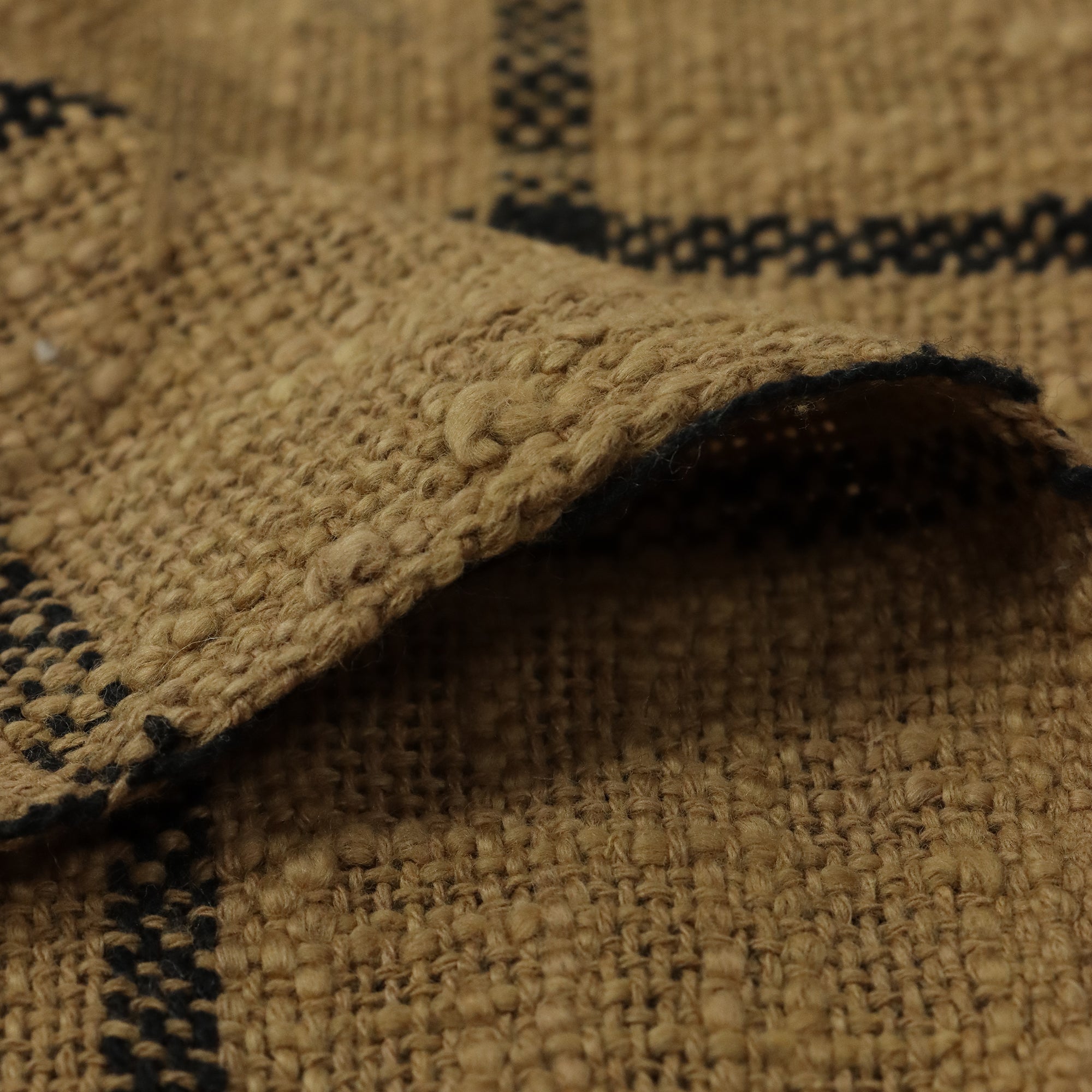 Premium Black Stripes Cotton Couch Throw Blanket