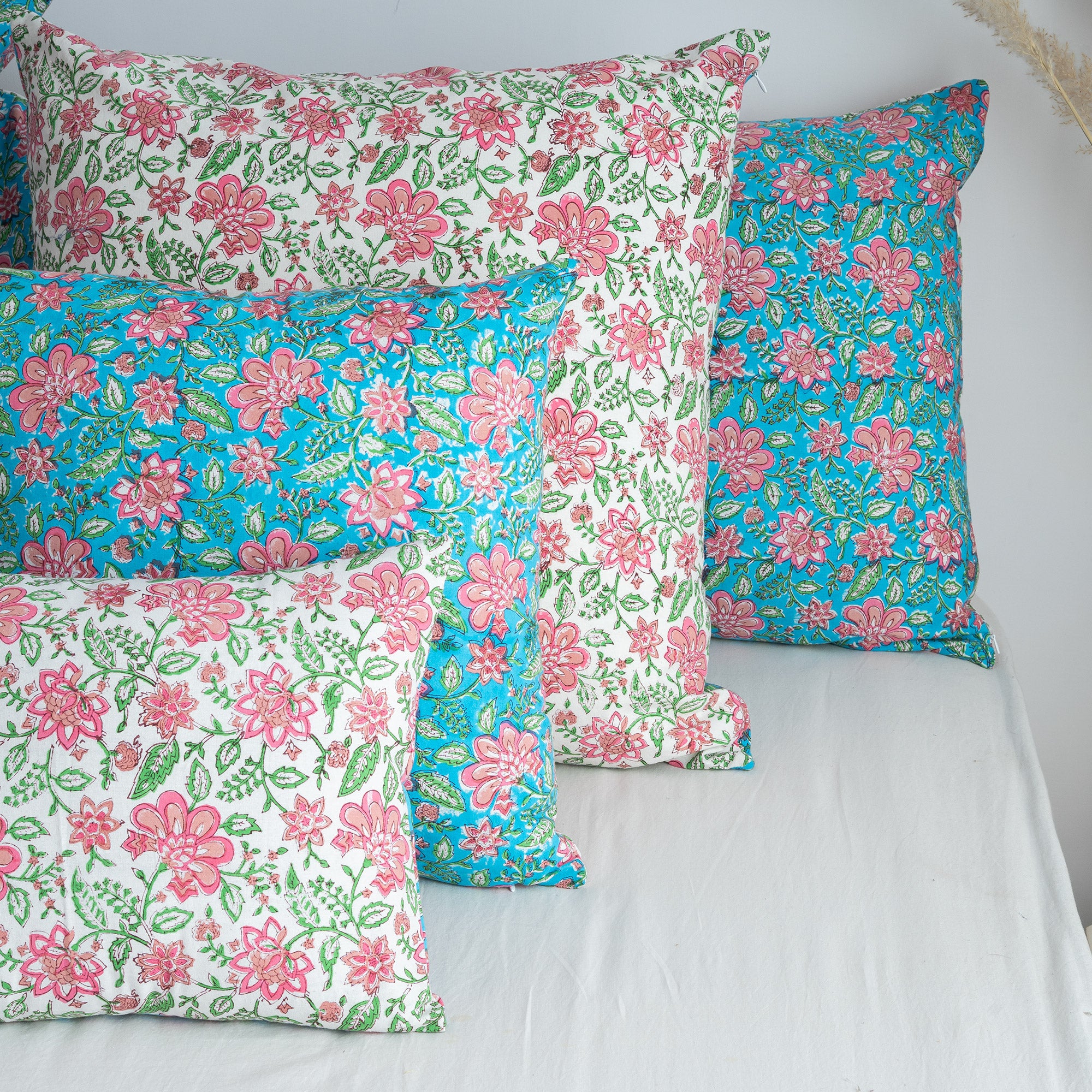 Sky Blue Blanket Cover Double Bed & Pillow Cover Set