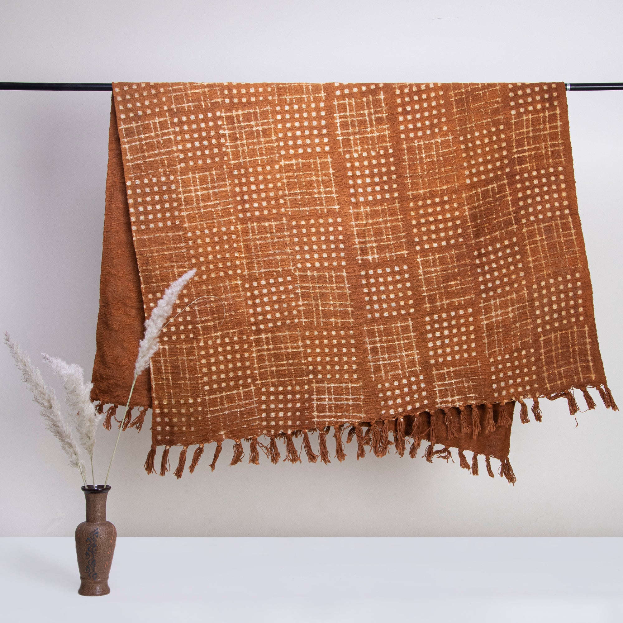 Cotton Throw Blanket Mud Cloth Hand Woven Cloth Online