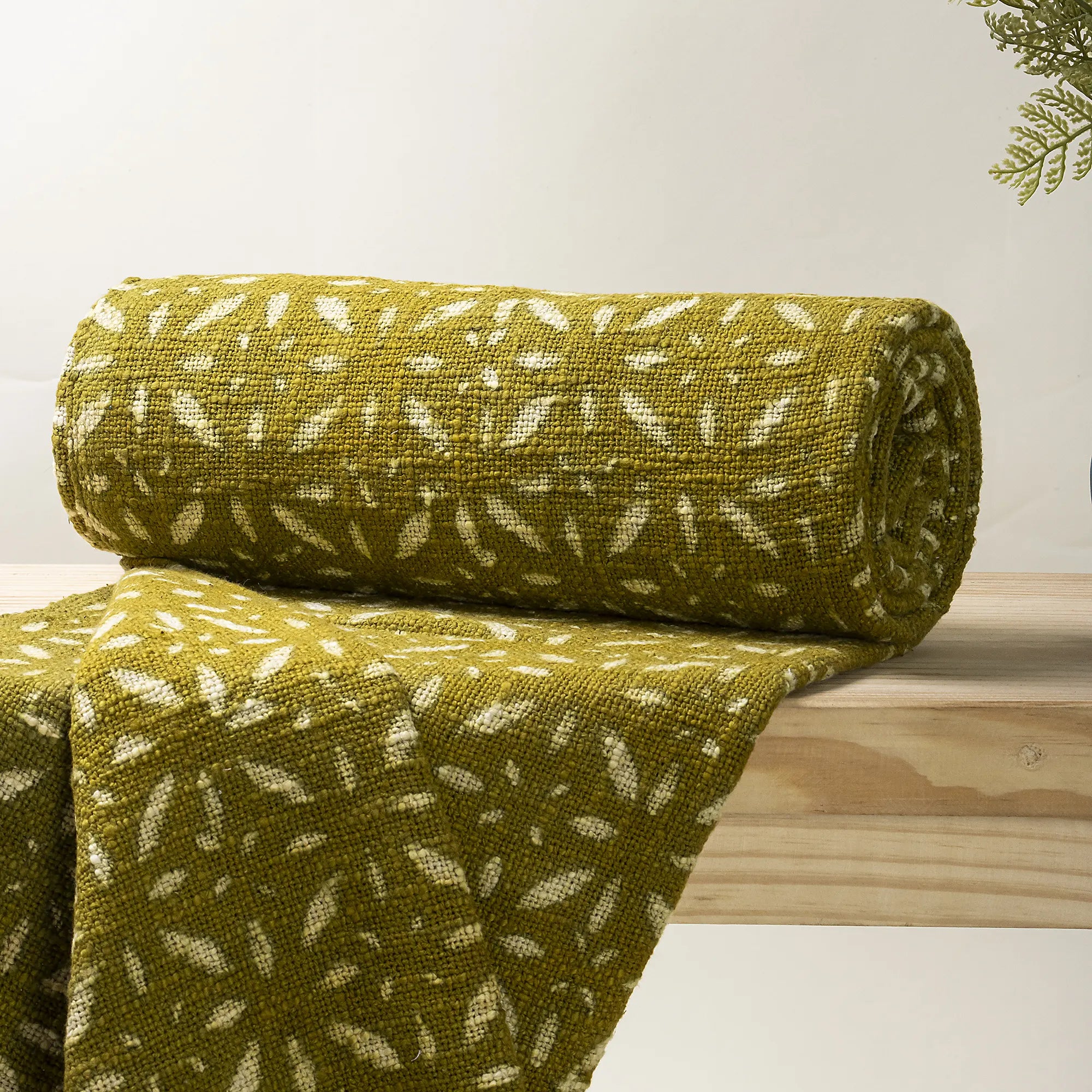 Pure Cotton Green Best Size Throw Blanket For Home Decor Online
