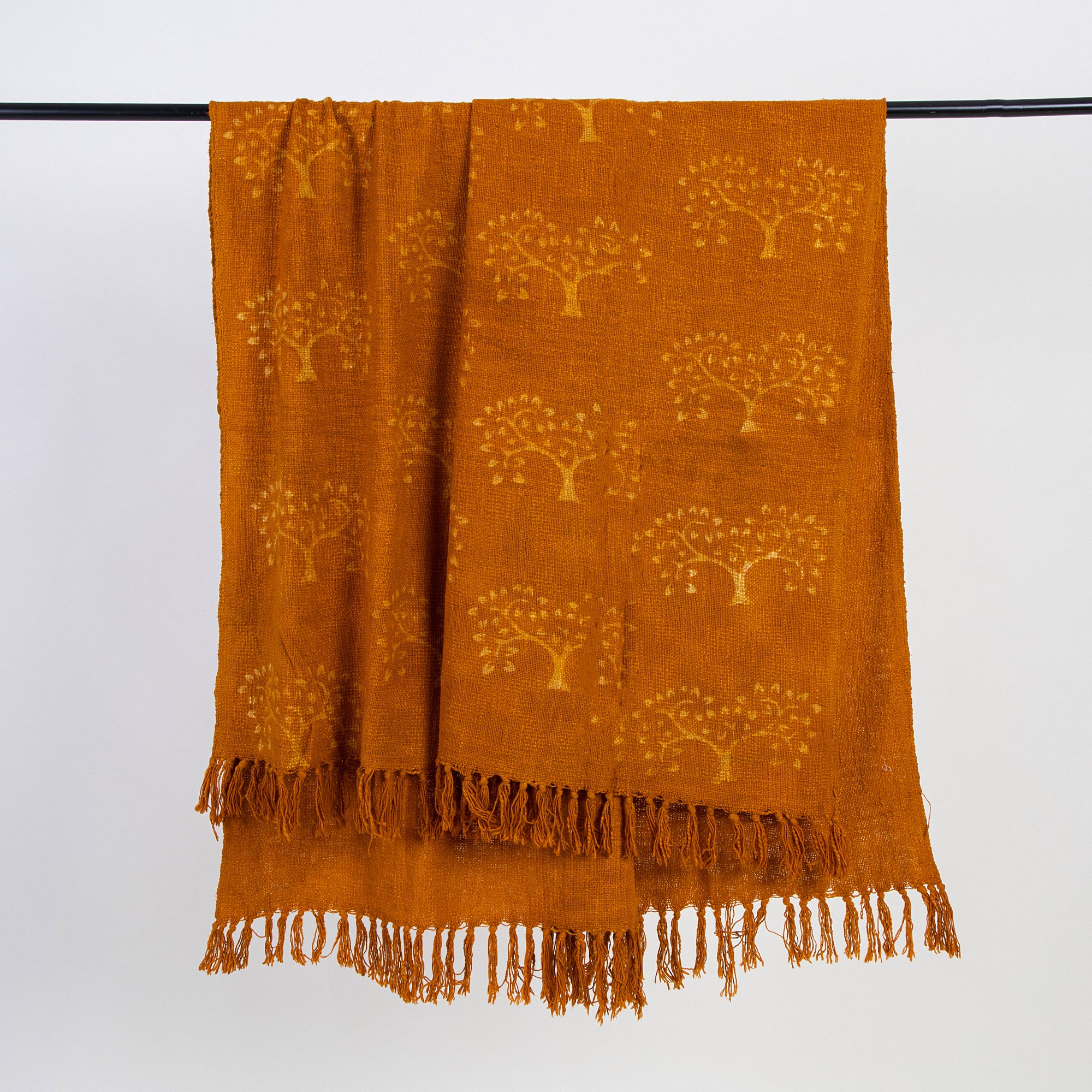 Newly Tree Pattern Soft Cotton Throw Blanket Online