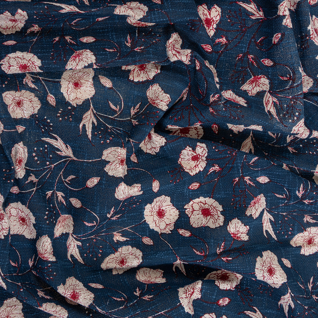 Blue Modern Throw Blanket Soft Cotton Online in India