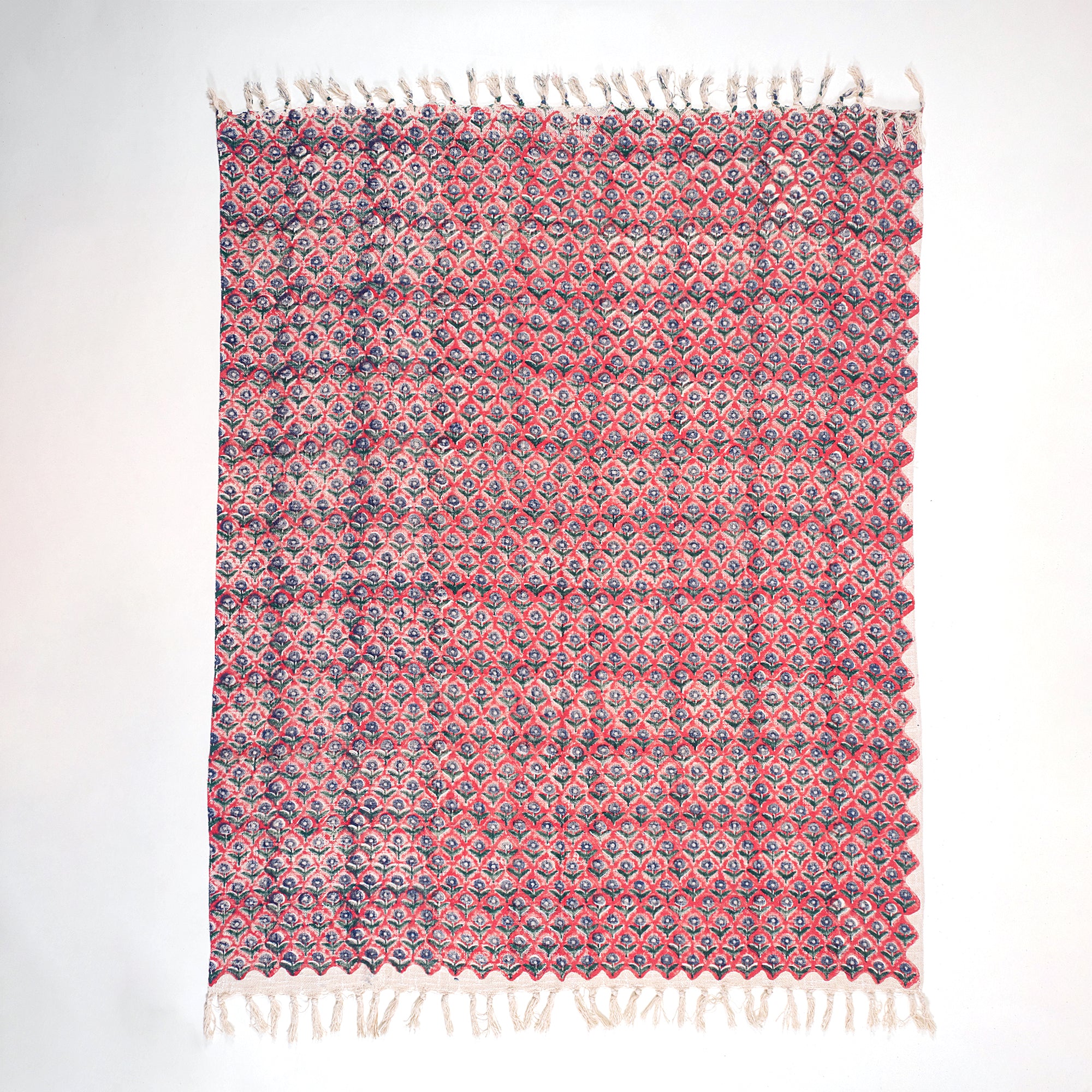 Red Floral Living Room Couch Best Throw Blankets Online