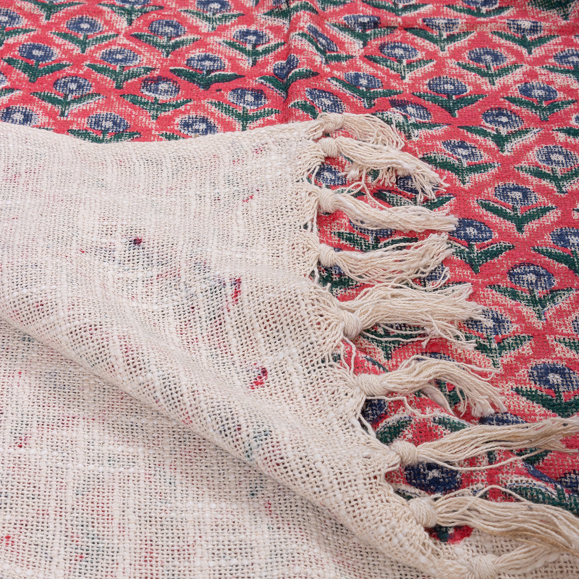 Red Floral Living Room Couch Best Throw Blankets Online