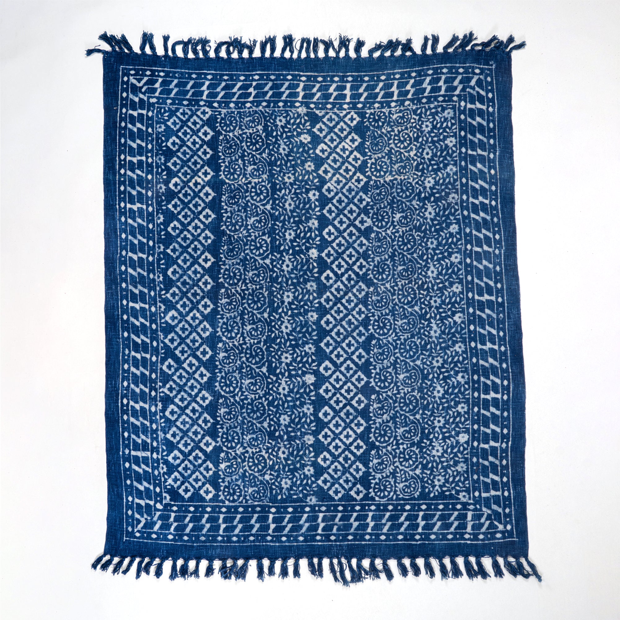 Blue Soft Throw Blanket For LIving Room