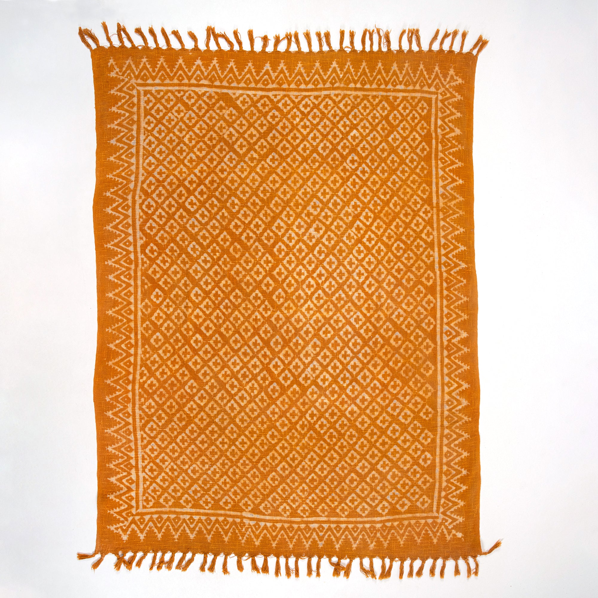 Mustard Yellow Cotton Cute Throw Blankets Online