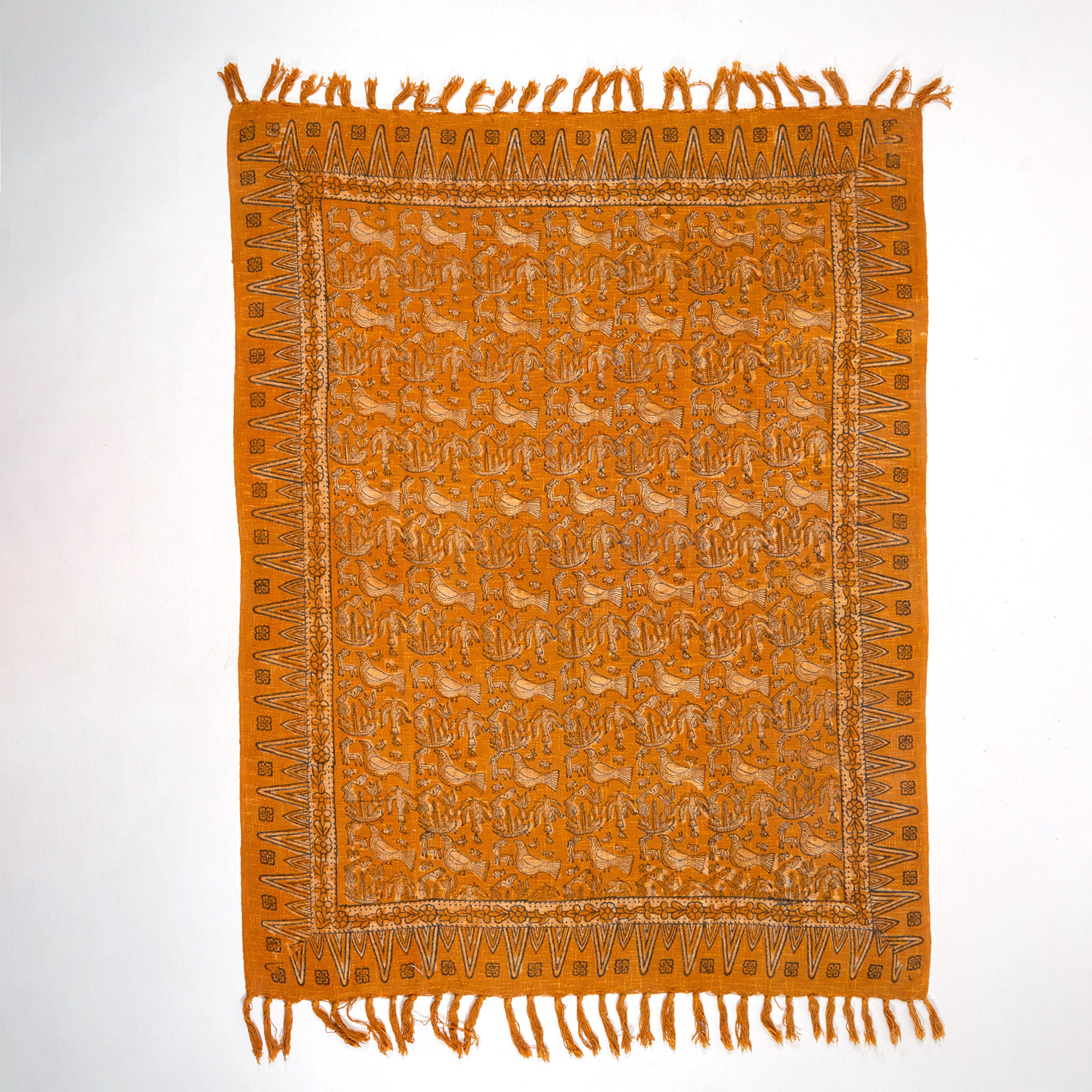 Soft Throw Blanket Mustard Yellow Bird Online