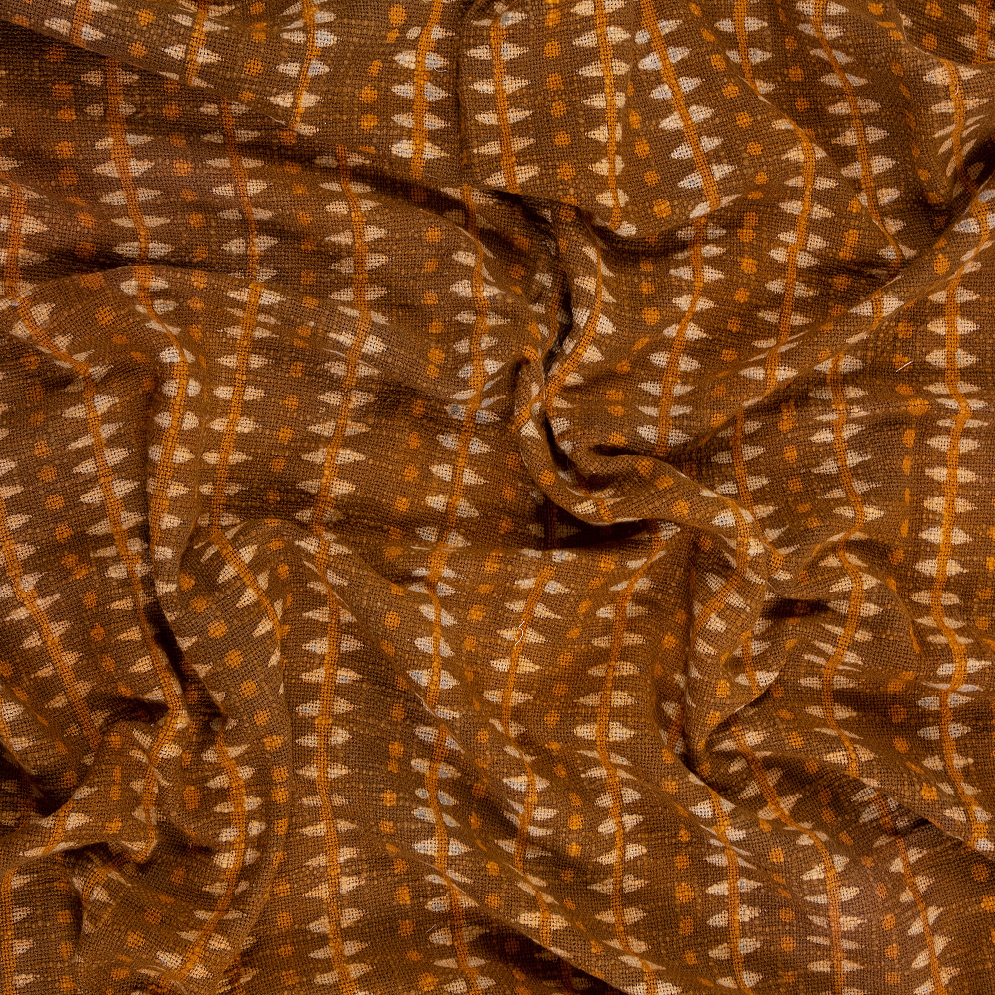 Mustard Yellow Stripes Pattern Soft Cotton Throw Blankets