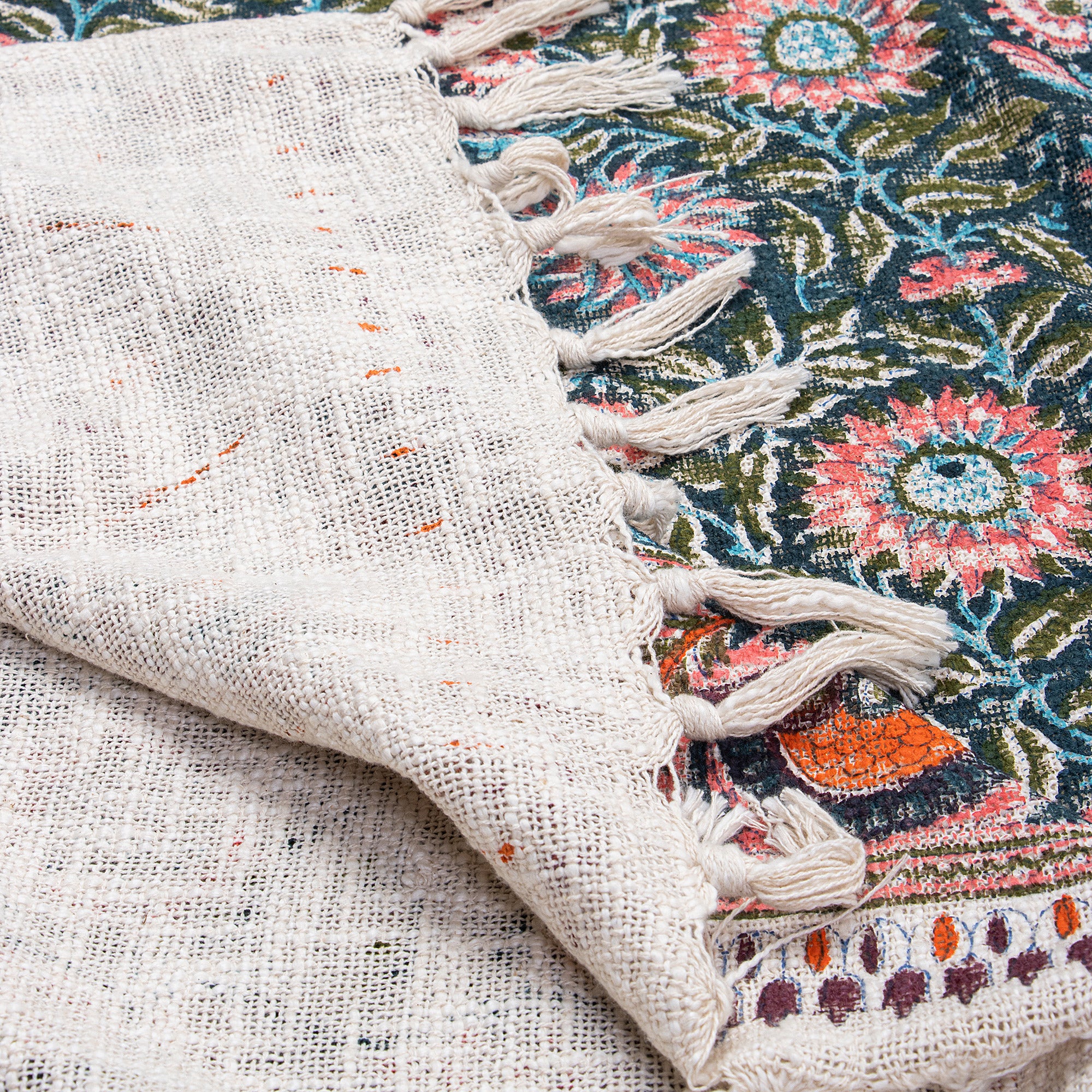 Handmade Sunflower Green Blankets Throw For Home Decor