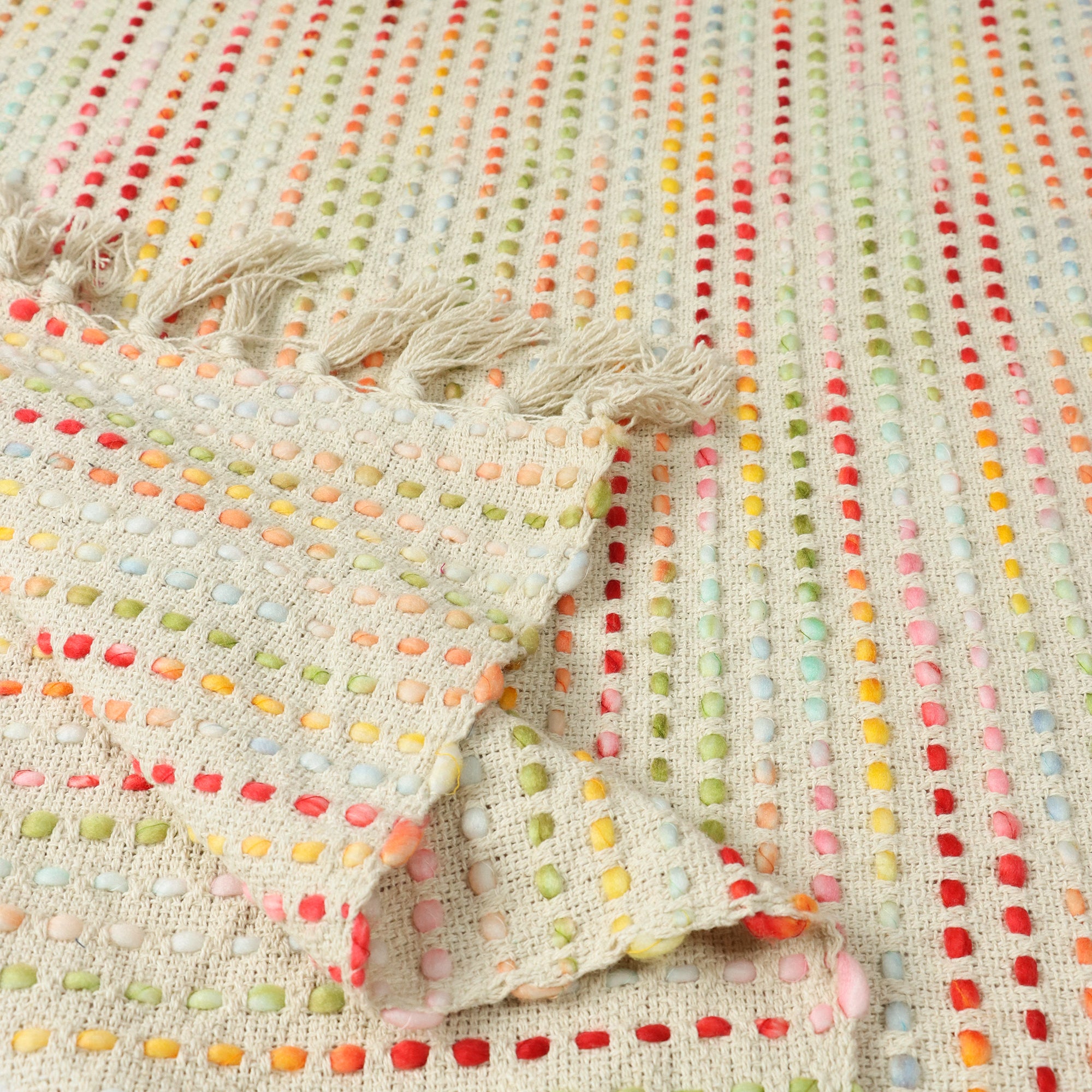 Best Throw Blankets Red Embroidered Soft Cotton Online