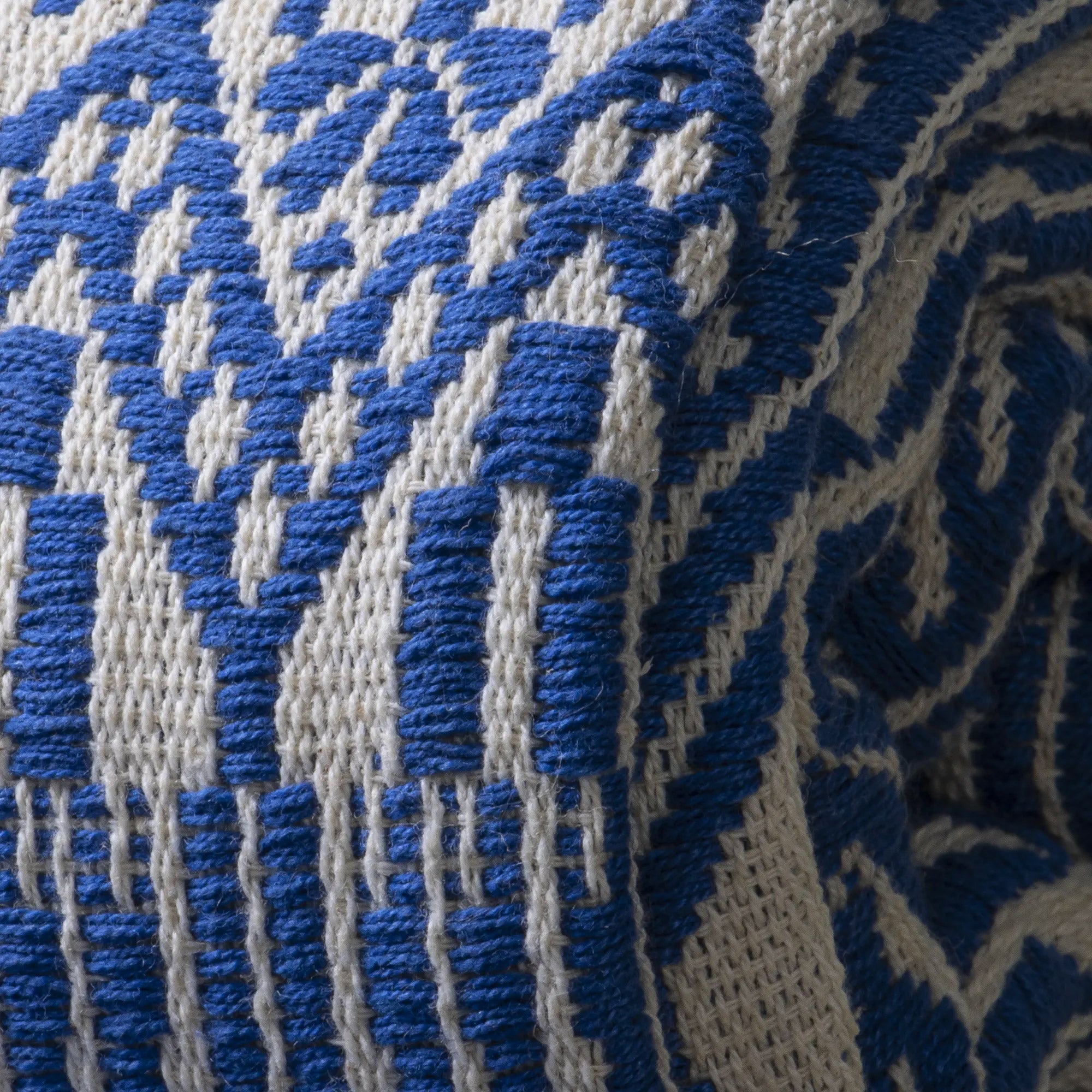 Cotton woven handmade Boho tasseled throw