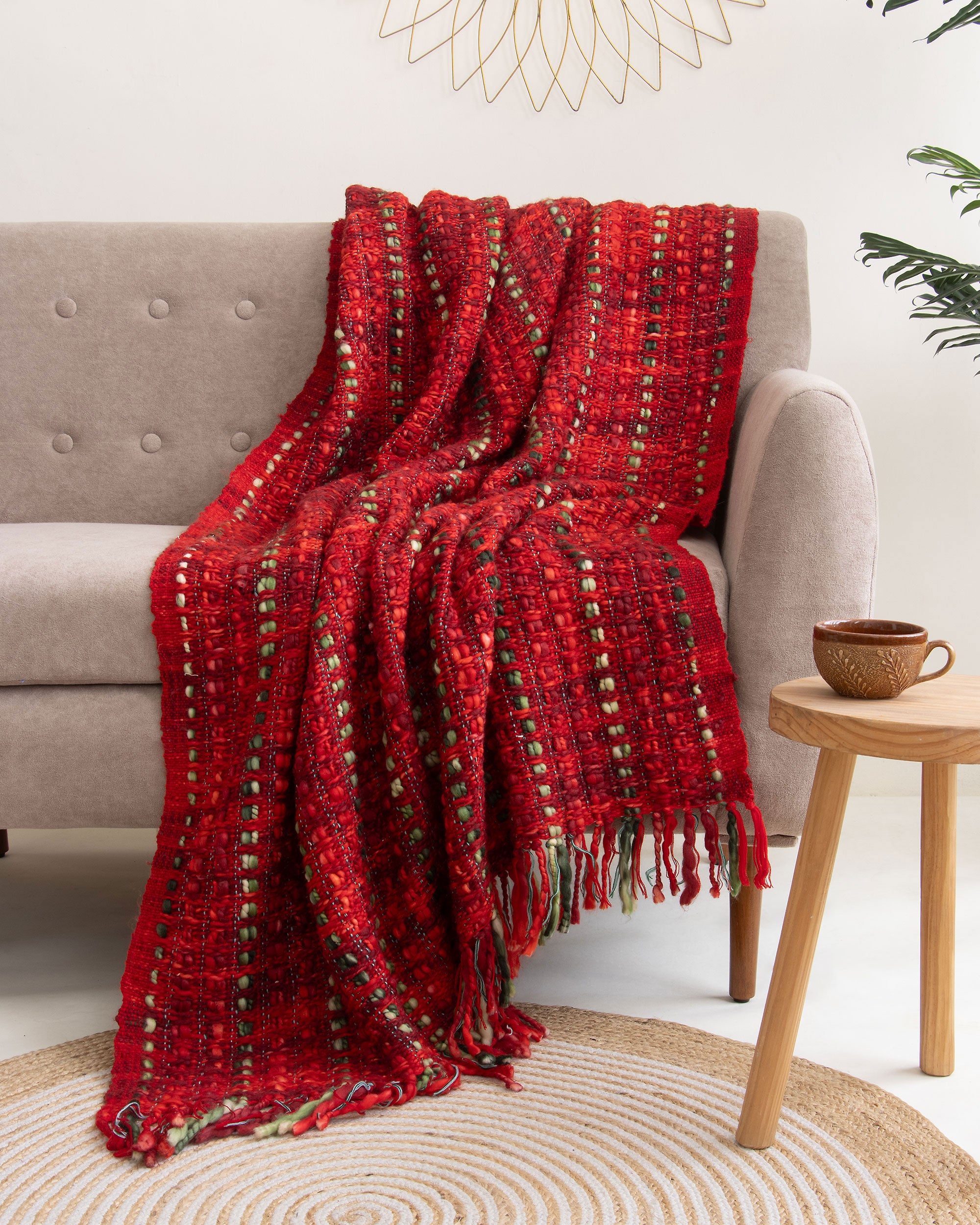 Acrylic Sofa Throw Blanket