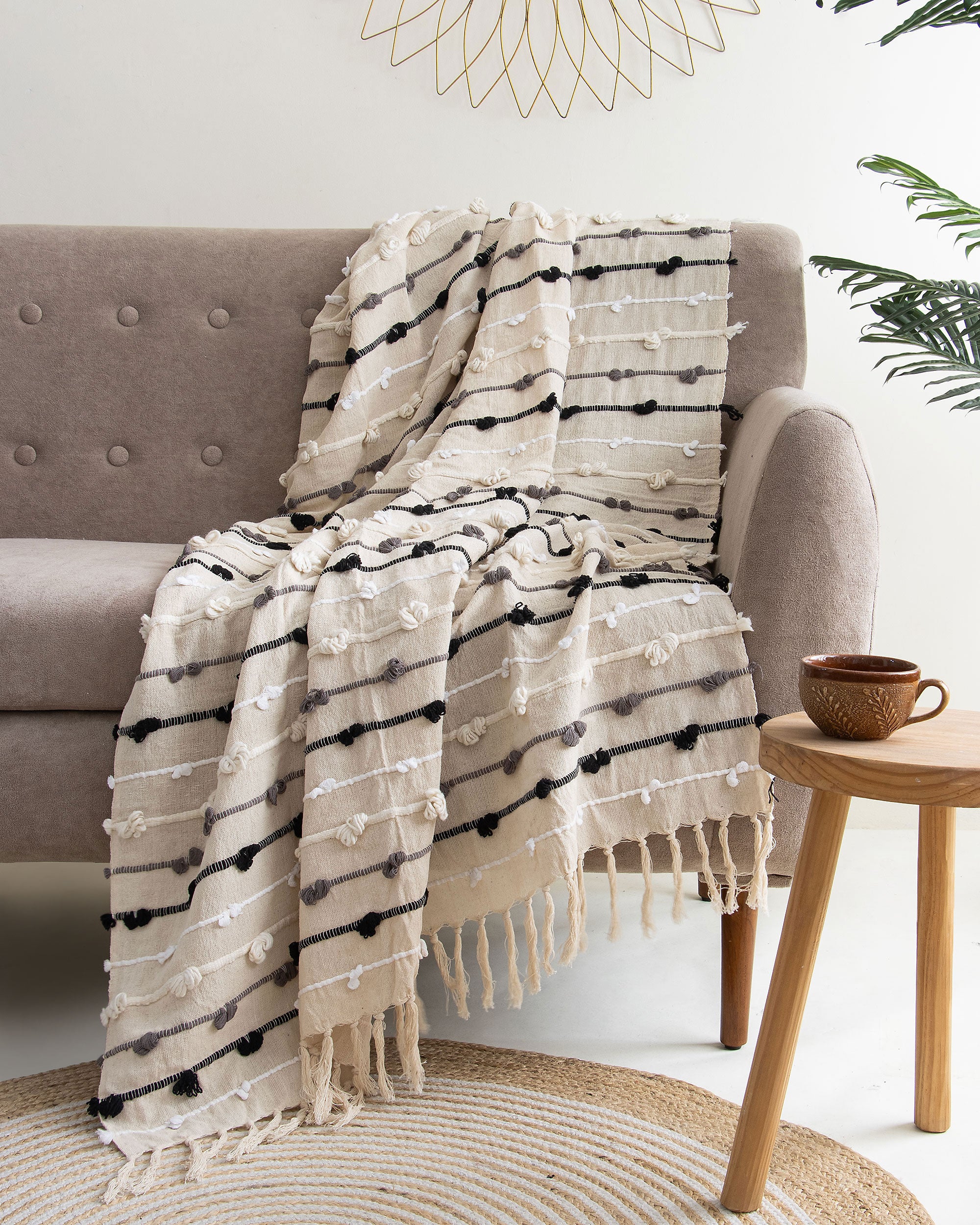 Quality Throw Blankets Handmade Multicolor Pure Cotton Online