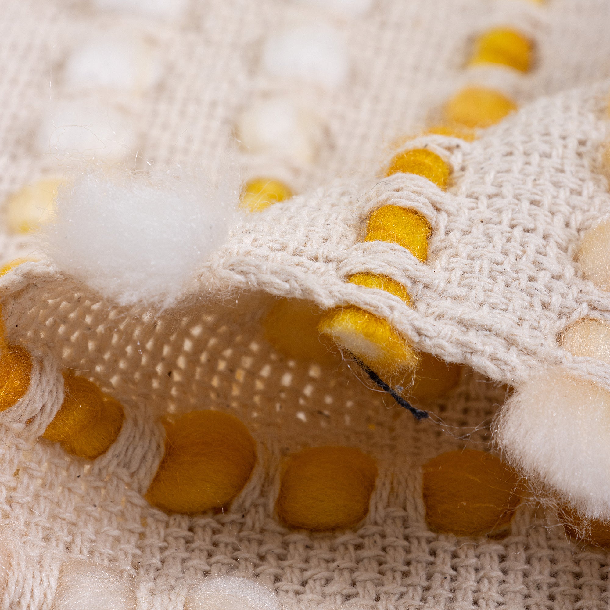 Embroidery Multicolor Soft Organic Cotton Throw Blanket