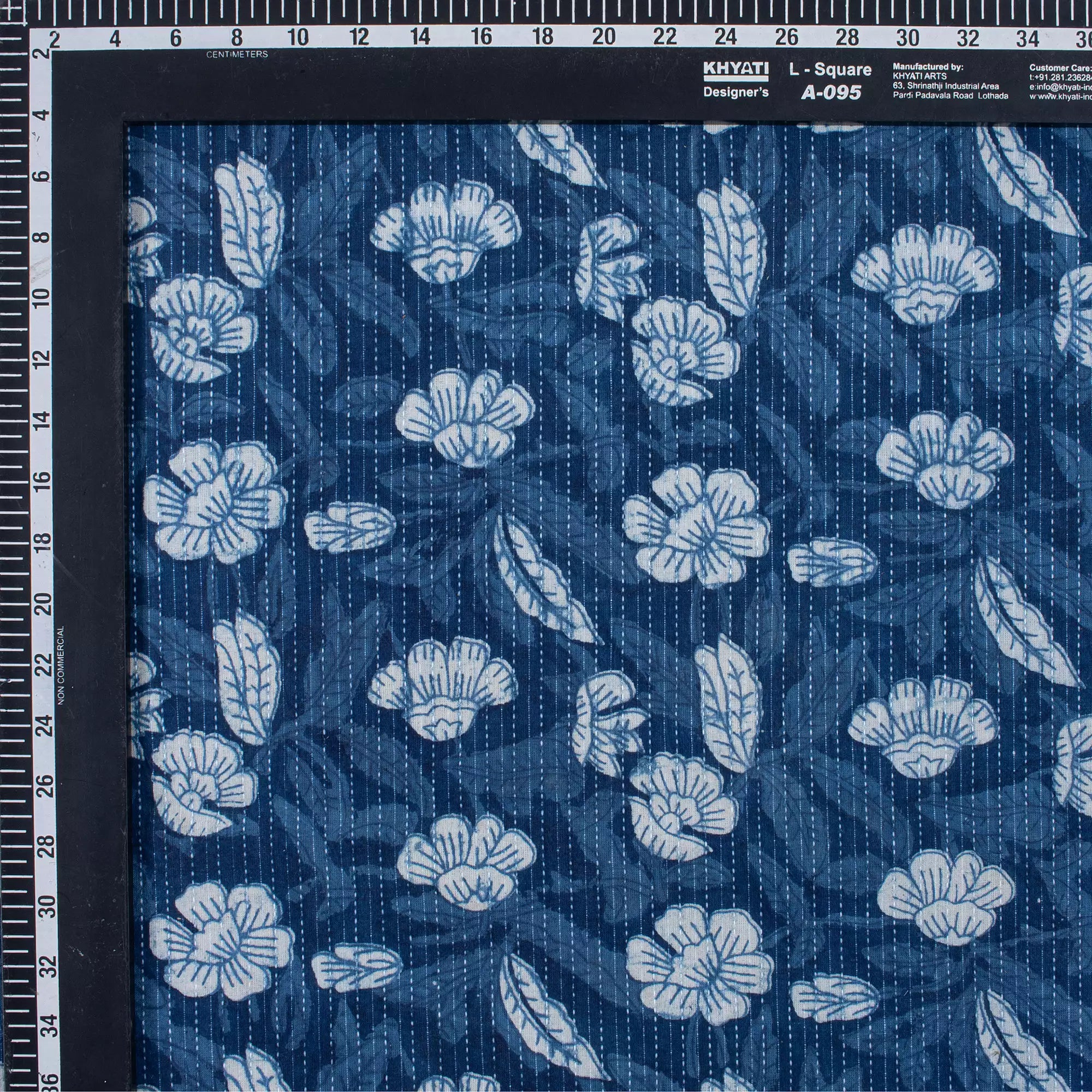 Indian Organic Natural Cotton Kantha Fabric