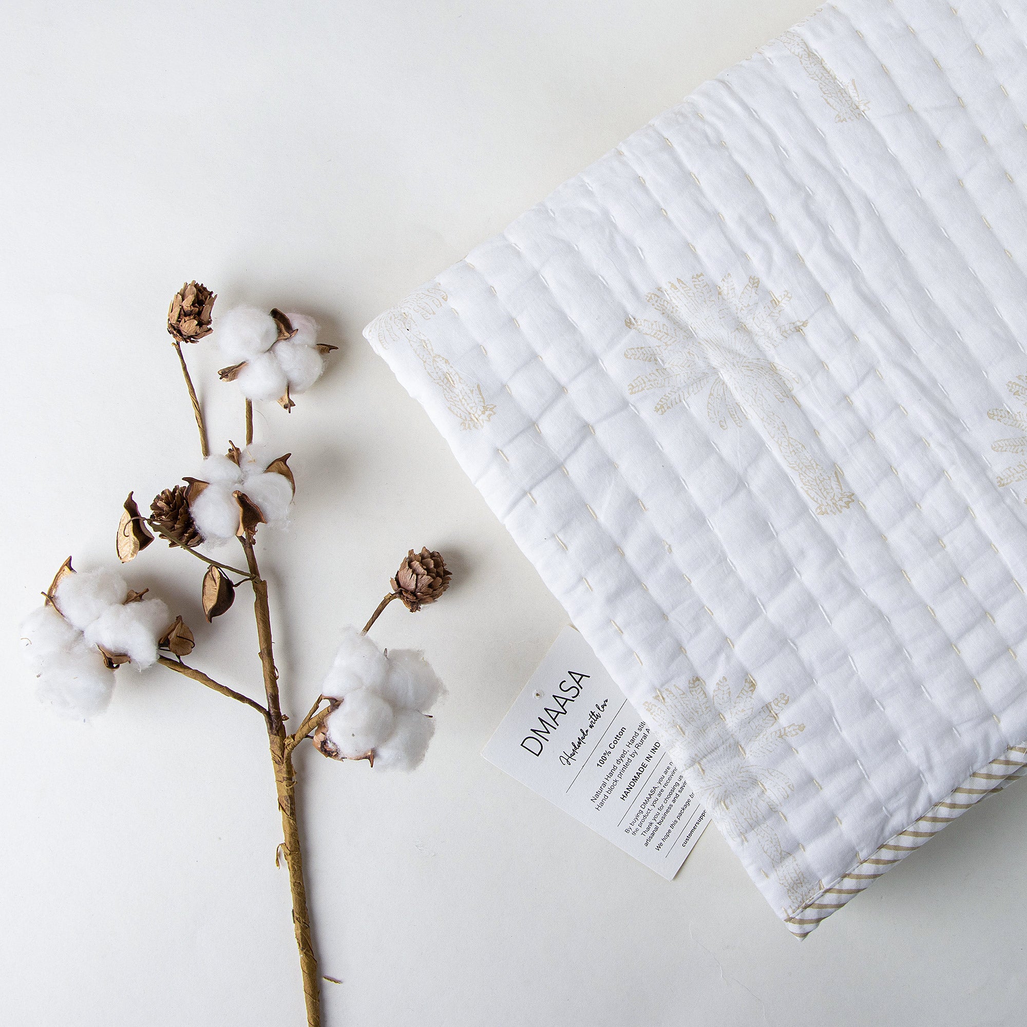 Stripes Print Cotton Baby Wrap Blanket