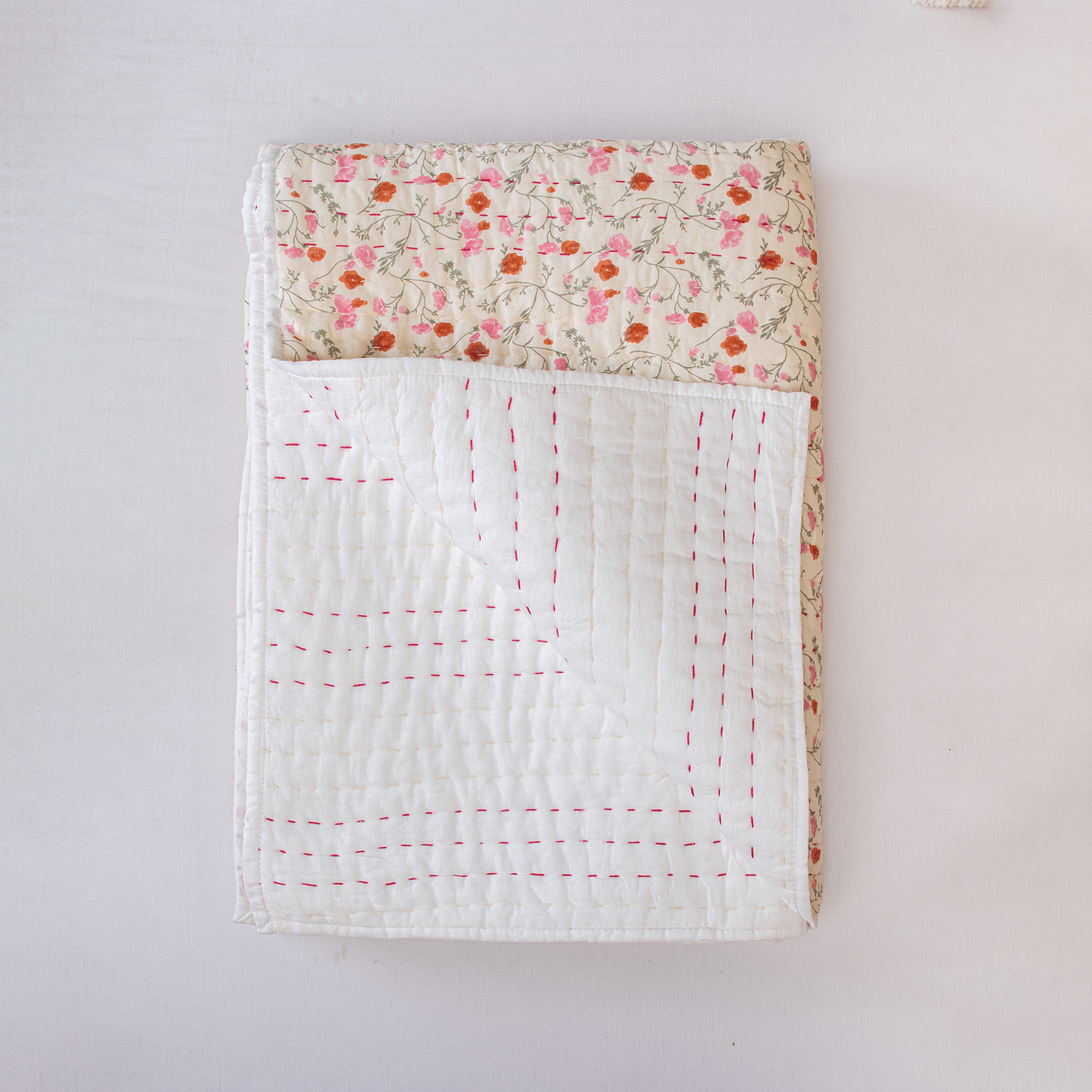 Multicolor Floral Print Baby Cover Blanket