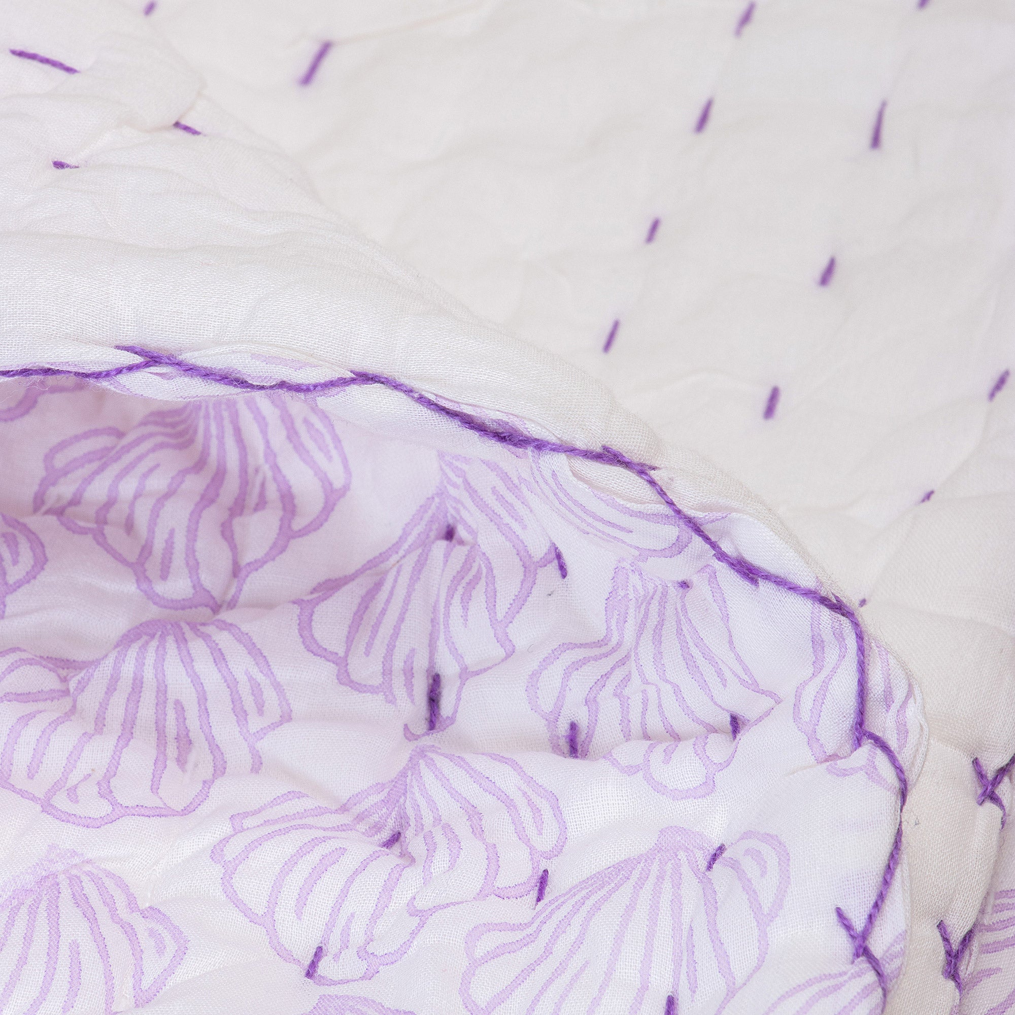 Purple Print Soft Baby Blankets for Winter